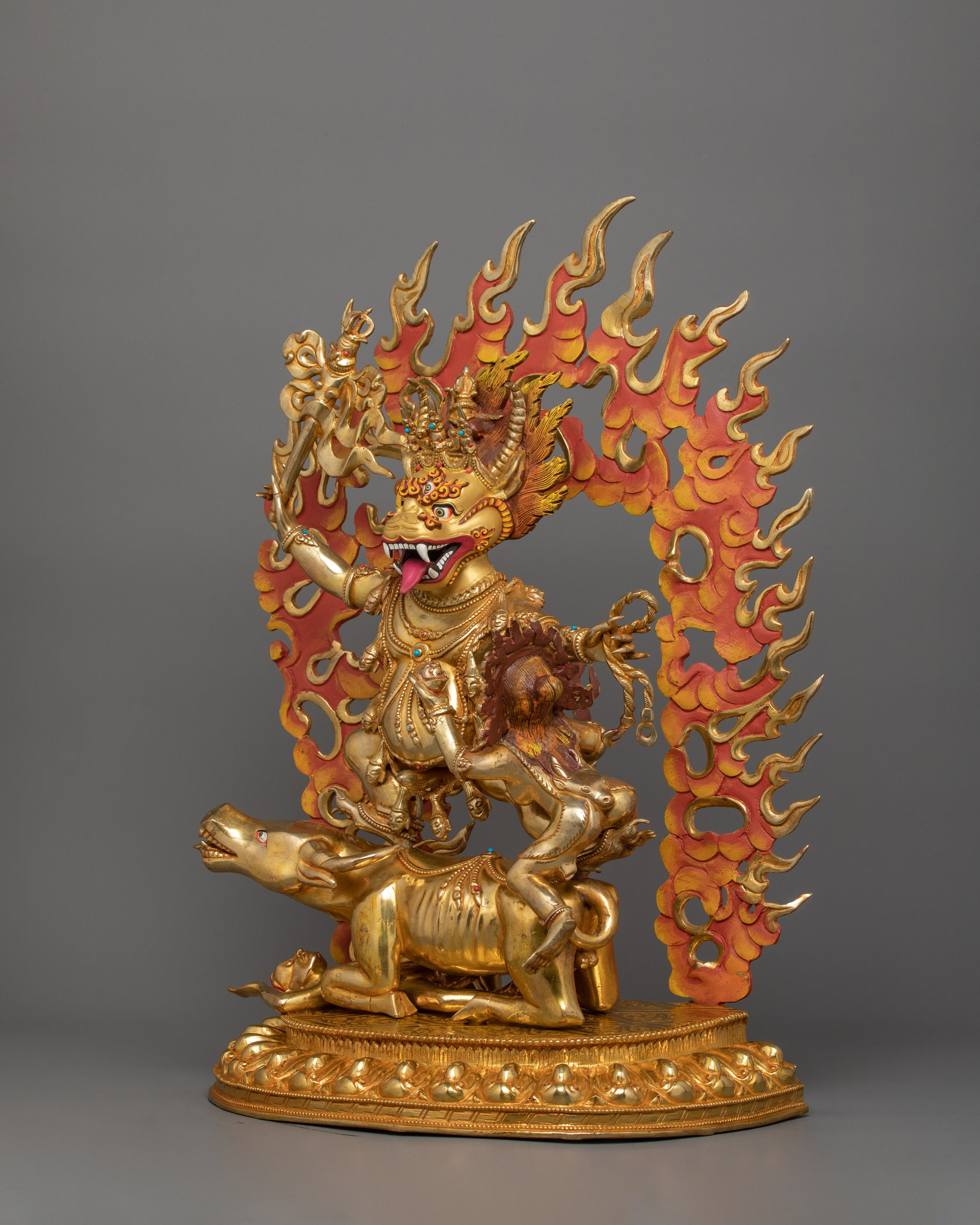 Yama Dharmaraja "Vajrabhairava" Statue | Symbol of Wrathful Compassion