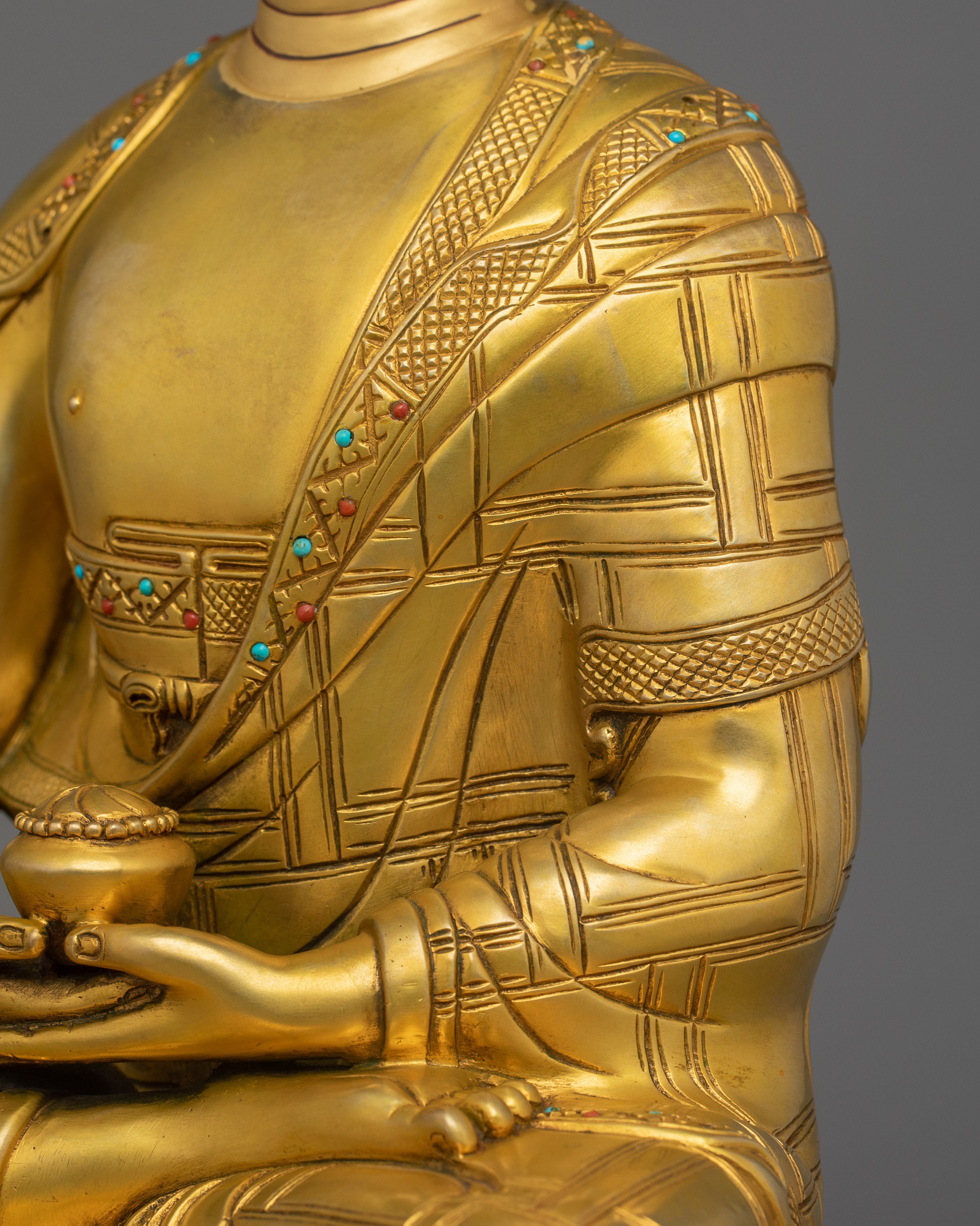 Traditional Handcrafted Buddha Amitabha Statue | The Buddha of Infinite Light