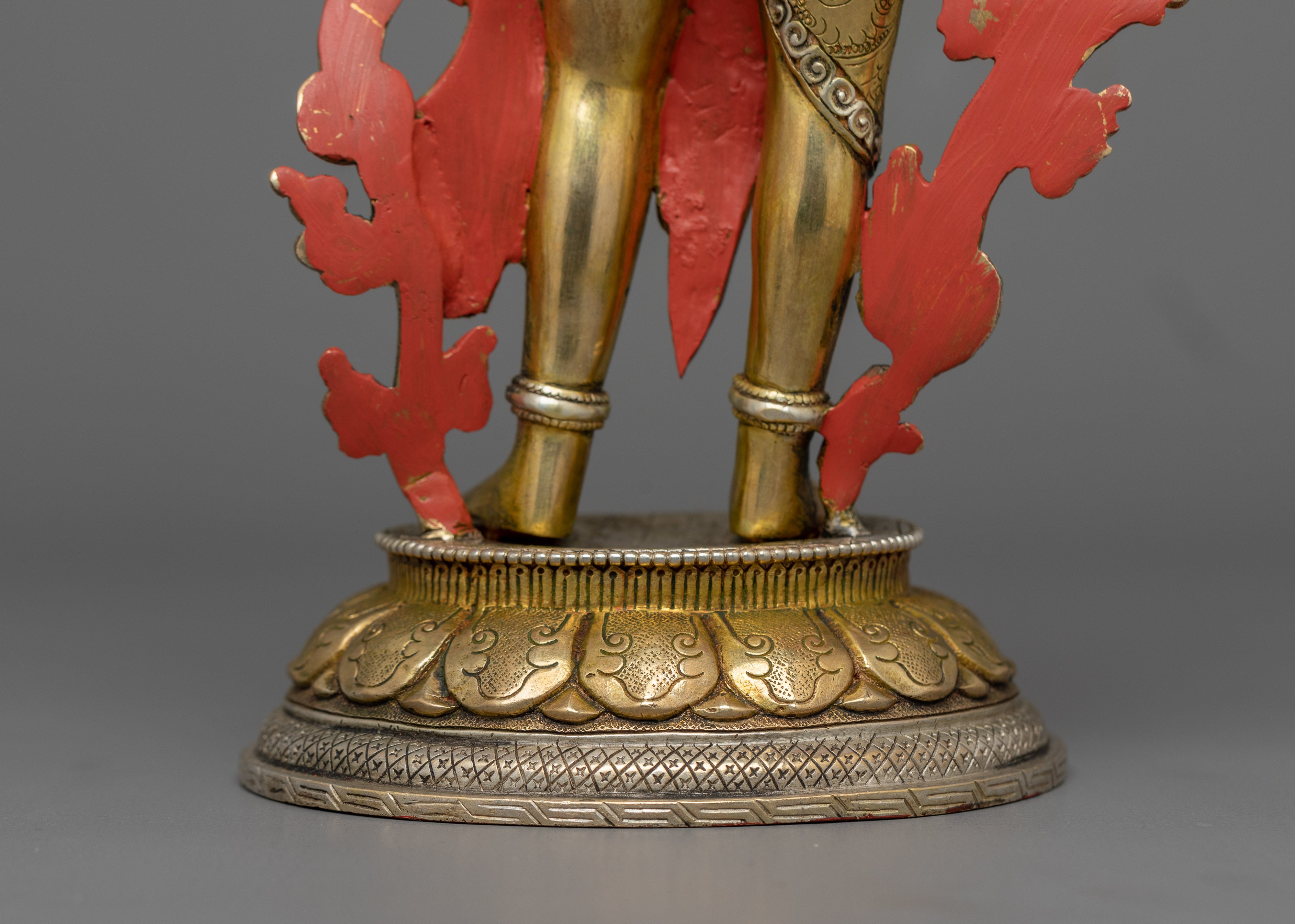 Tibetan Bodhisattva Deity Lokeshwor Statue | Protector of the World, Symbol of Compassion