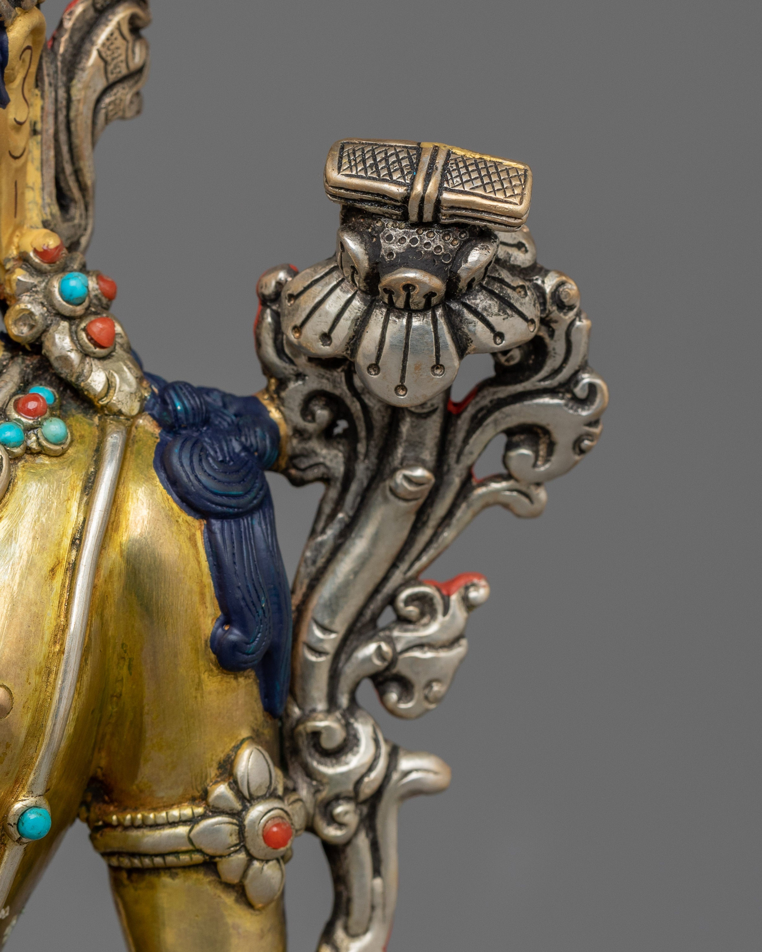 Tibetan Bodhisattva Deity Lokeshwor Statue | Protector of the World, Symbol of Compassion