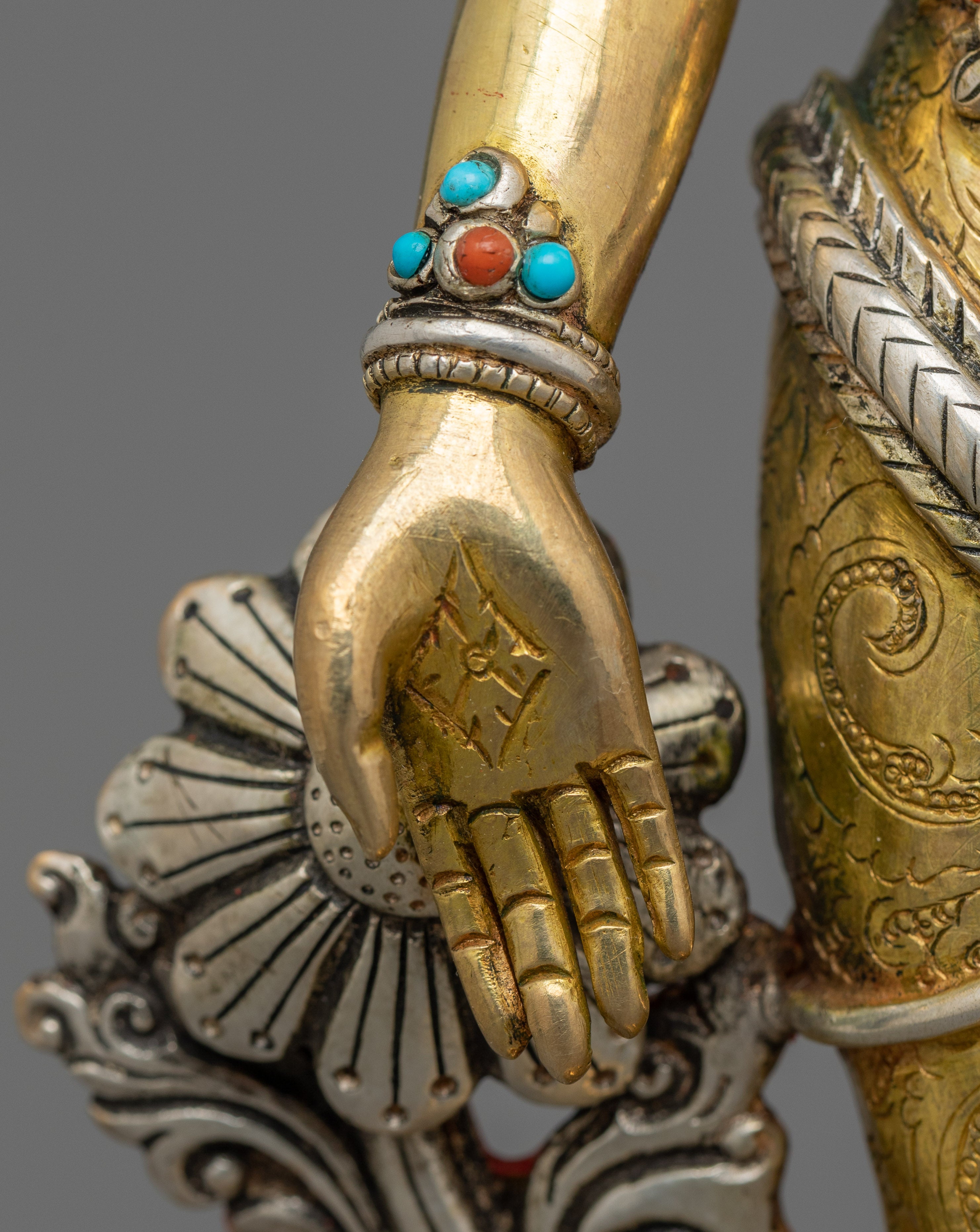 Tibetan Bodhisattva Deity Lokeshwor Statue | Protector of the World, Symbol of Compassion