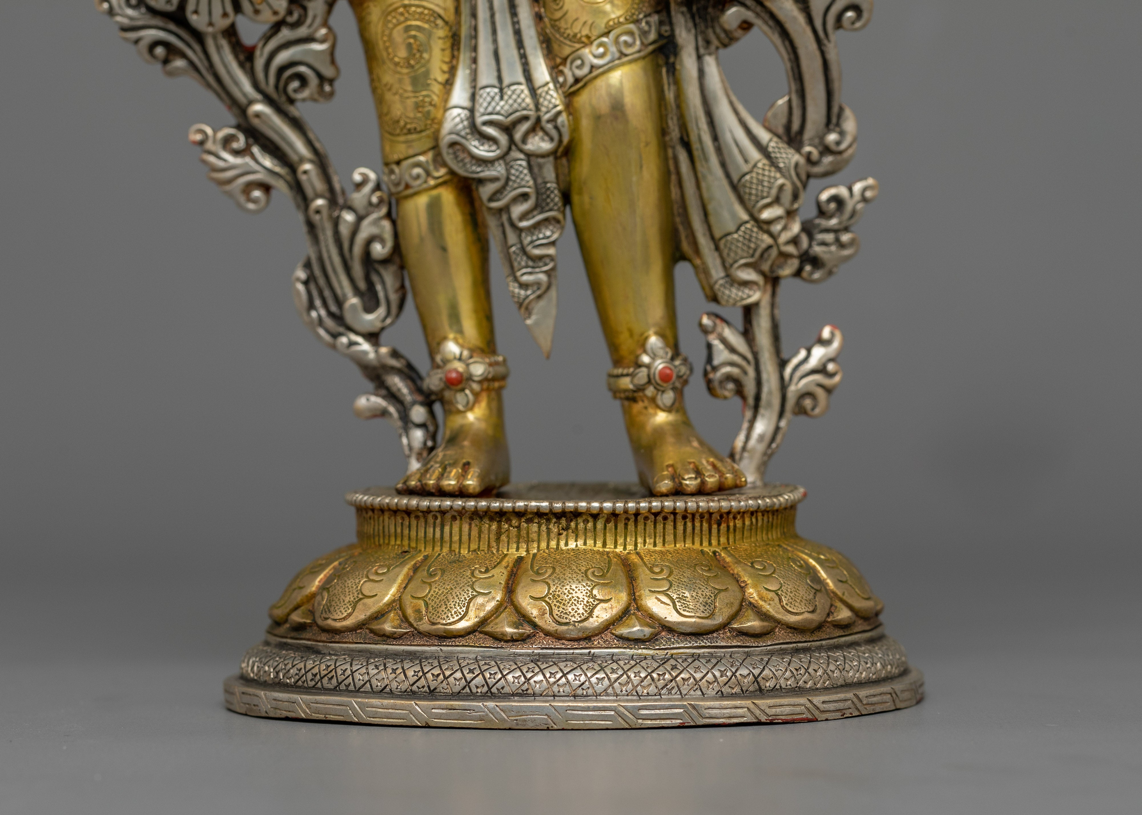 Tibetan Bodhisattva Deity Lokeshwor Statue | Protector of the World, Symbol of Compassion