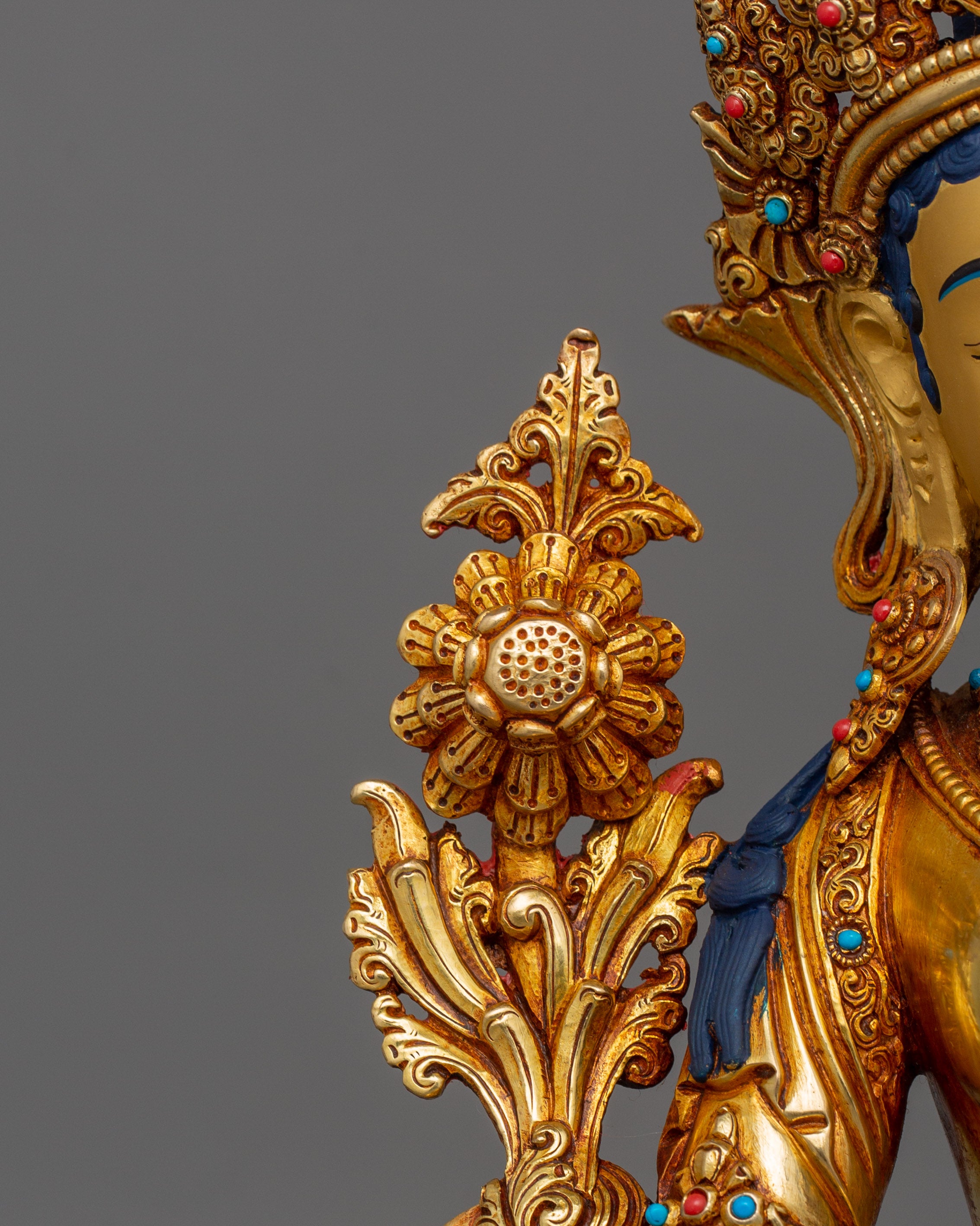 Feminine Energy White Tara Sculpture | Bodhisattva for Compassion Practices