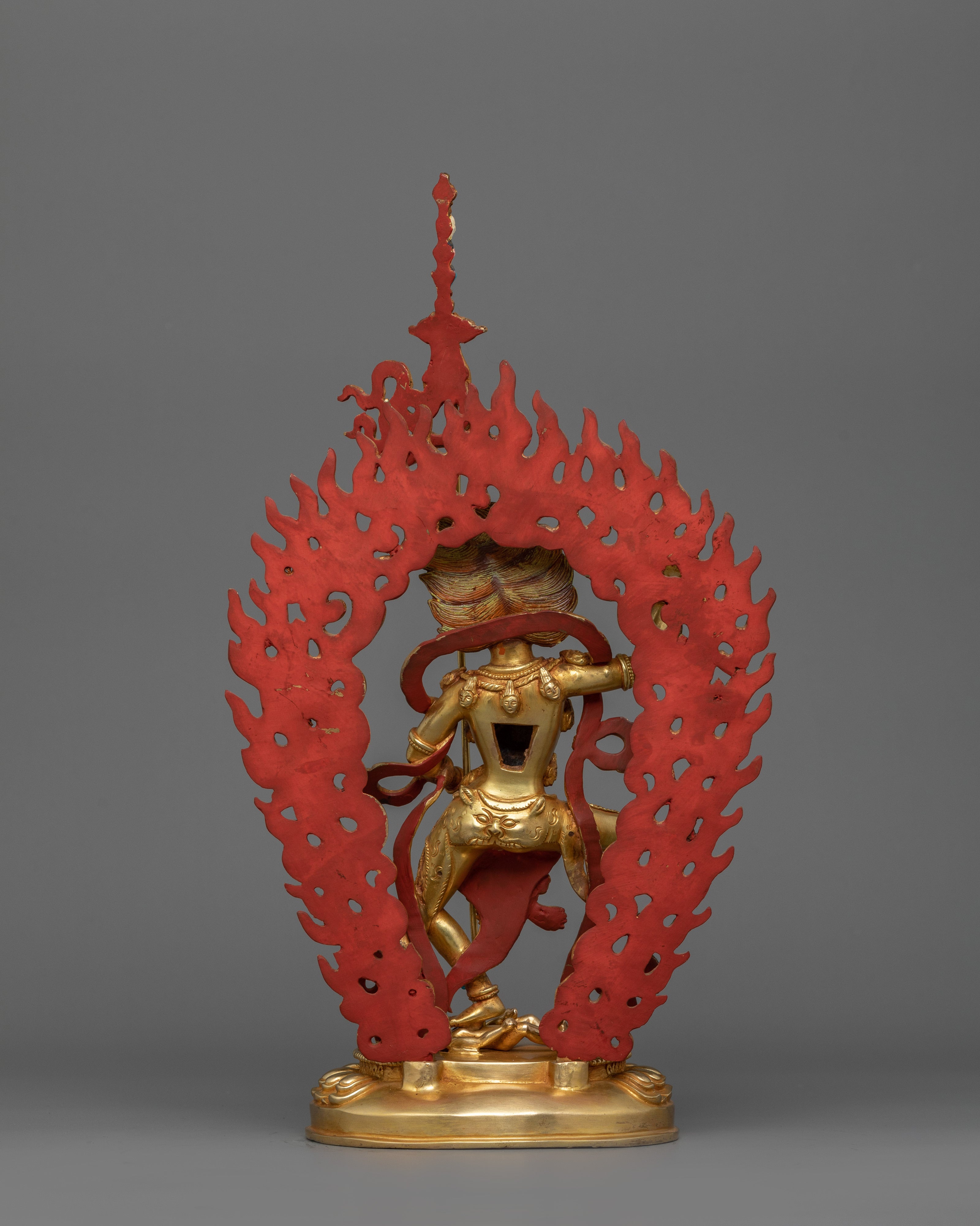 Lion-Faced Dakini Simhamukha Figurine | Fierce Protector and Dharma Defender