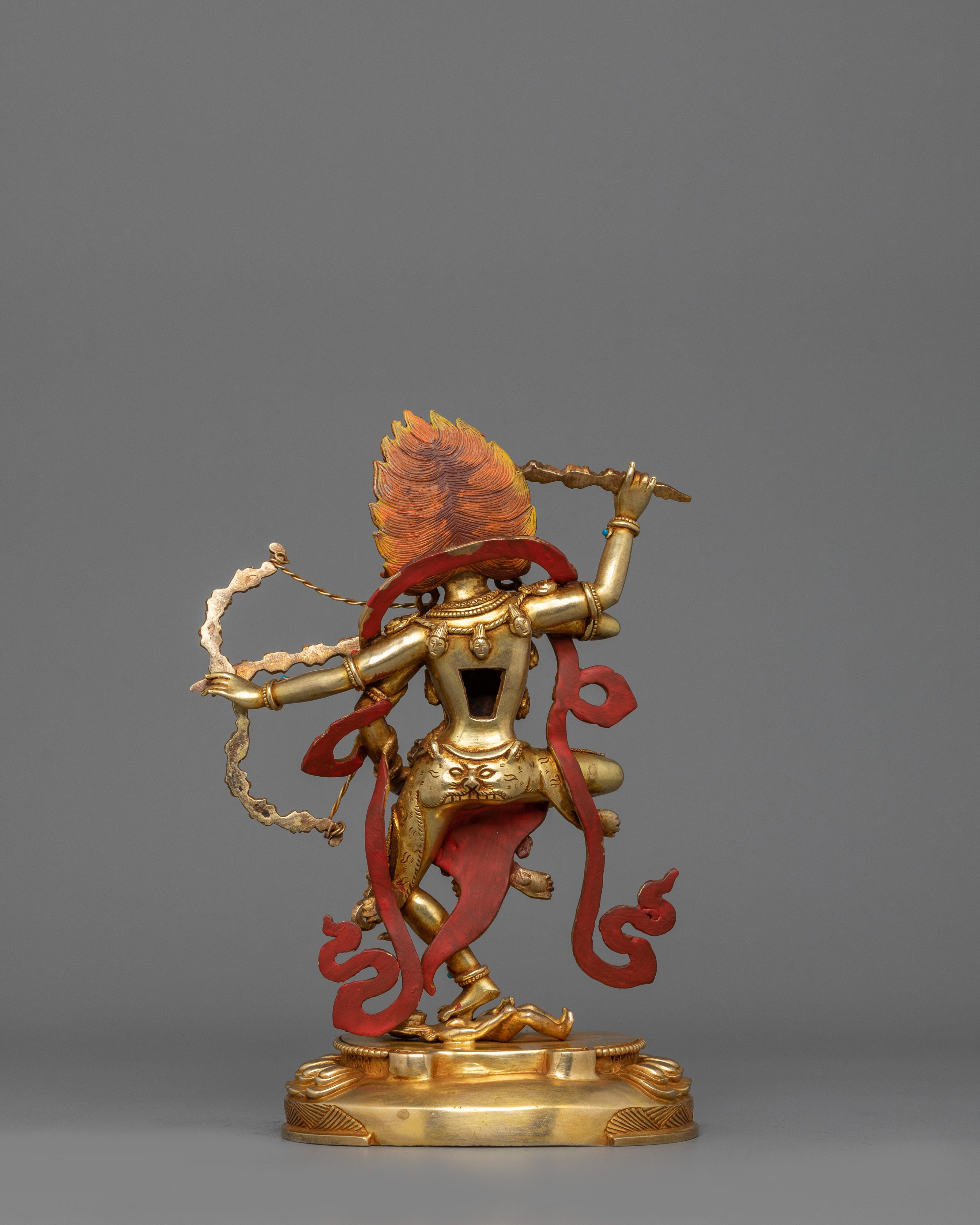 Kurukulla Semi-Wrathful Dakini Statue | Tibetan Himalayan Treasure