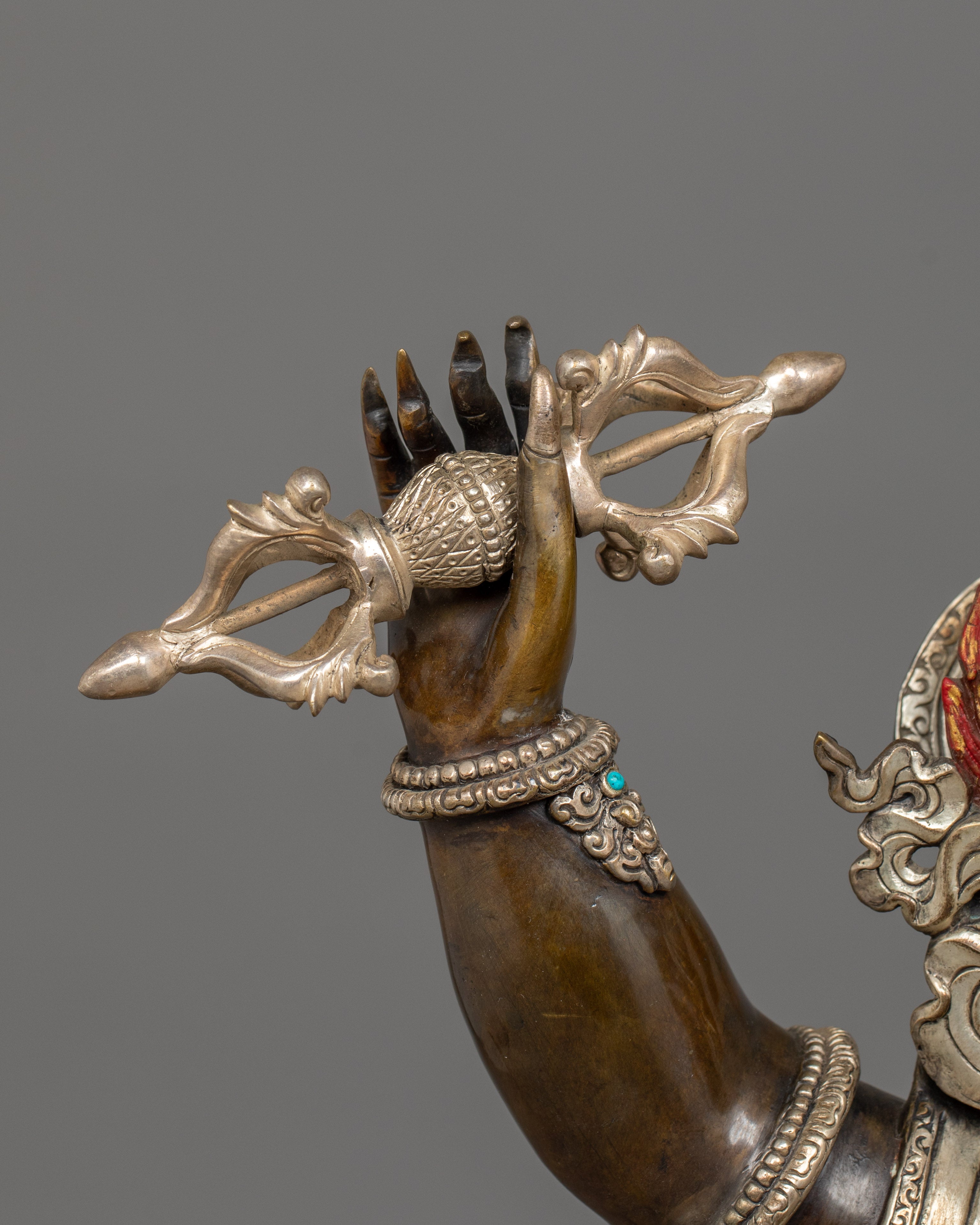 Handmade Vajrapani Protector of Buddhism Statue | Symbol of Power and Protection