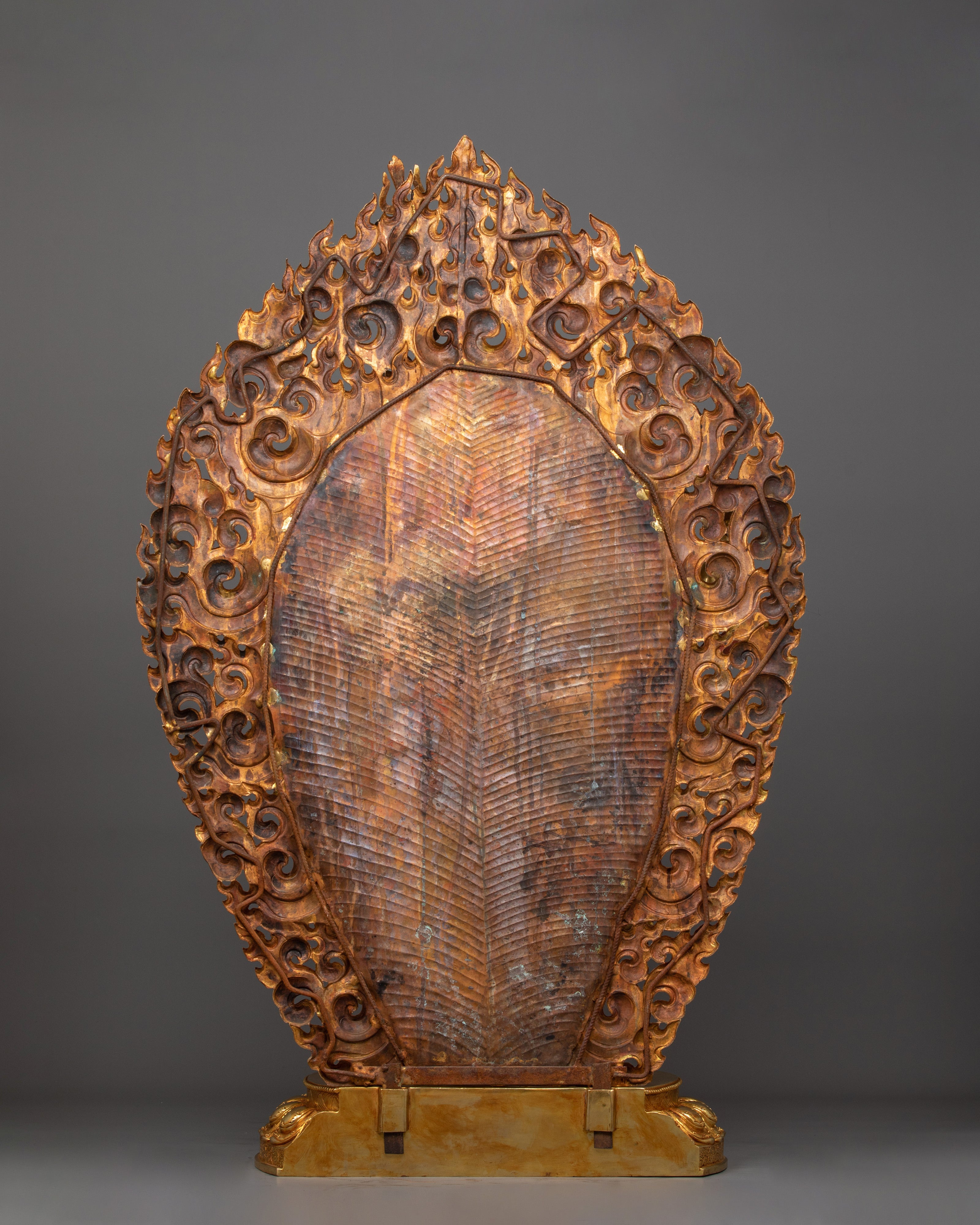 Handmade Golden Statue of Troma Nagmo | Symbol of Power, and Spiritual Transformation