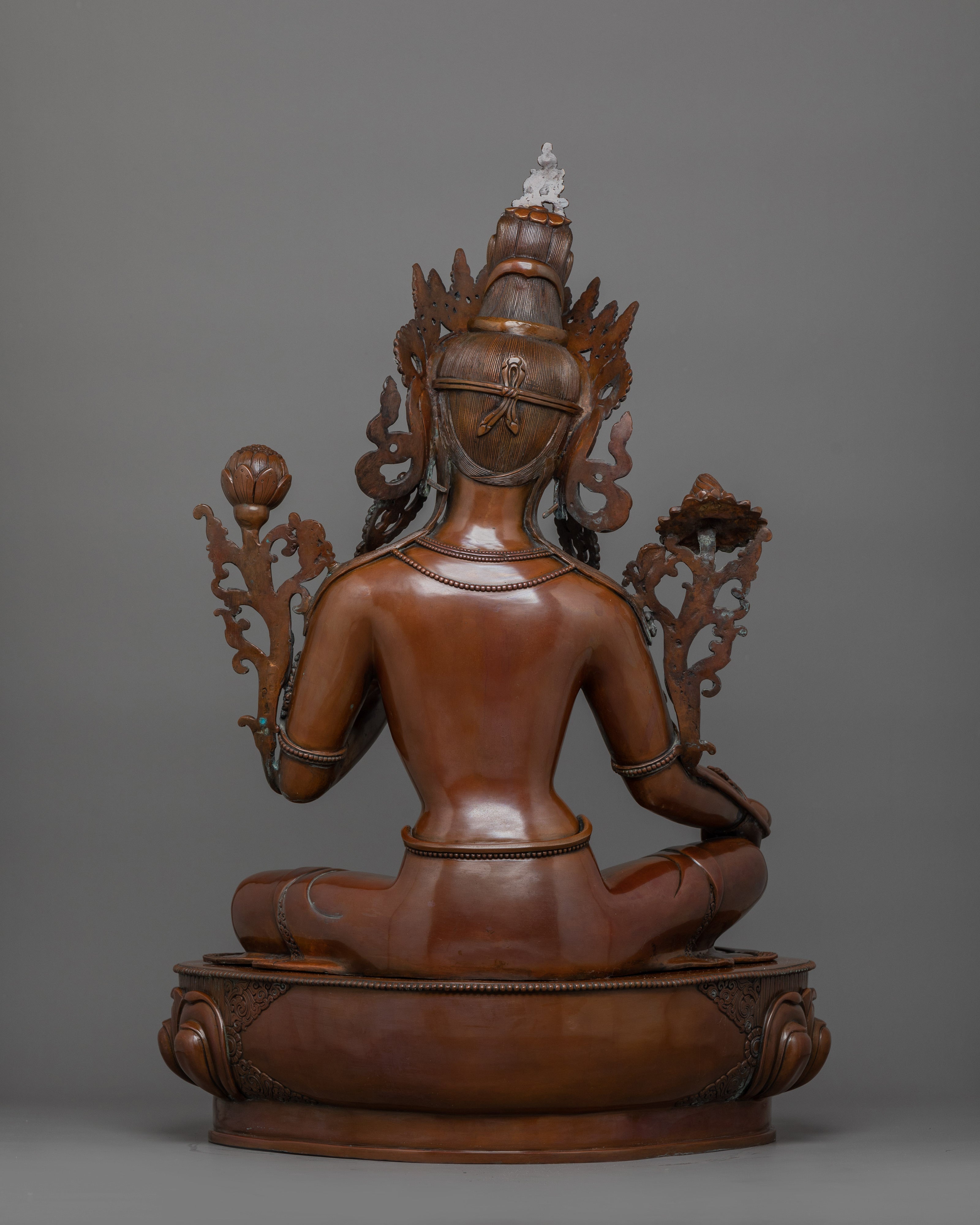 Himalayan Buddhist Deity Green Tara Figurine | The Bodhisattva of Universal Compassion