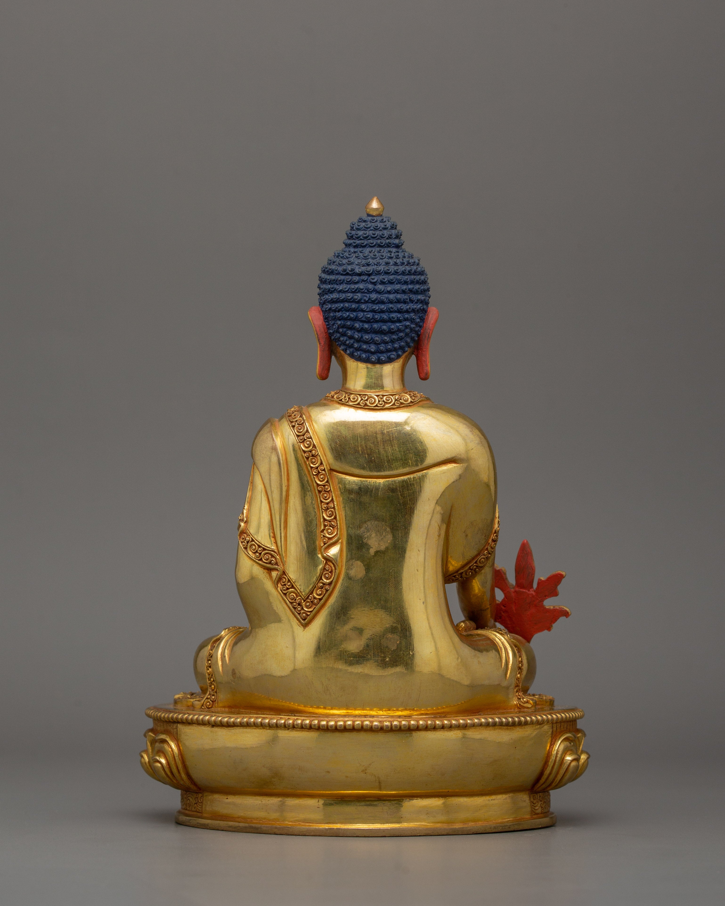 Tibetan Healer and Protector Medicine Buddha | Handcrafted Sculpture