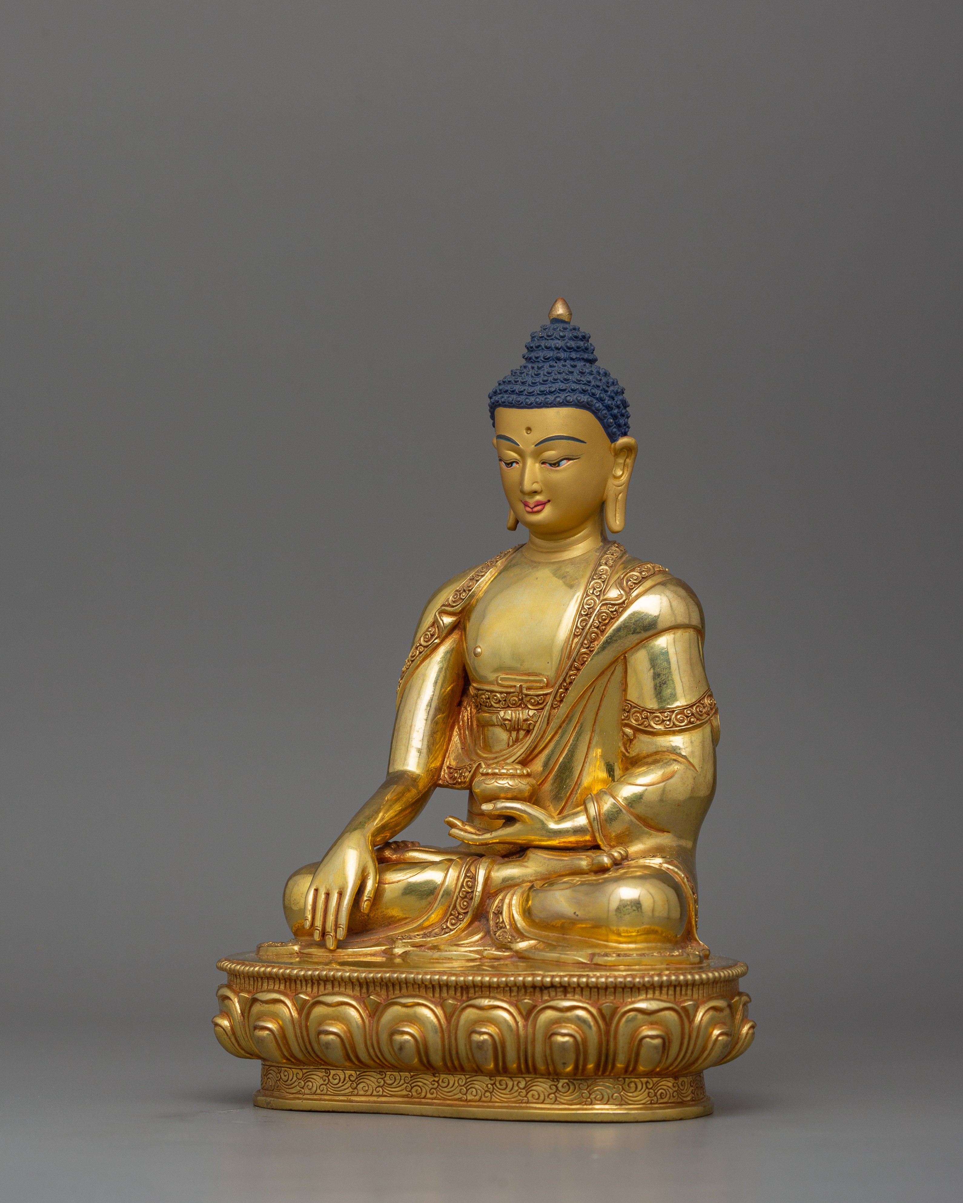 Handmade Figurine of Meditating Buddha Shakyamuni | The Path to Enlightenment