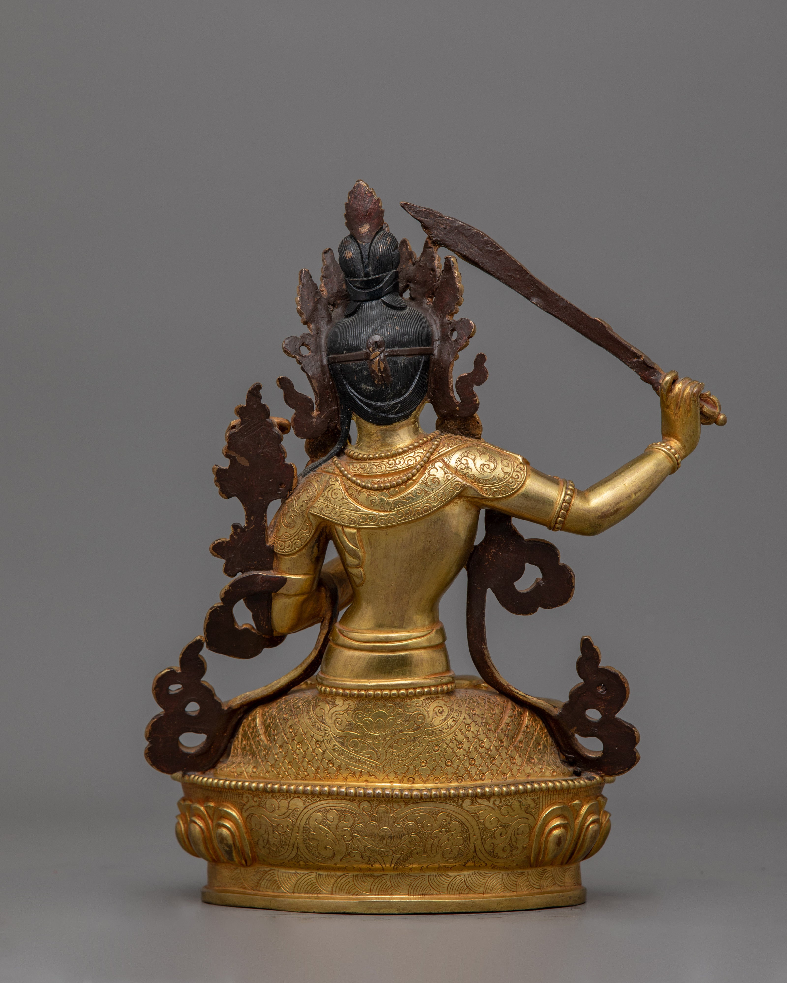 Manjushri Handcrafted figurine | Symbol of Wisdom and Knowledge
