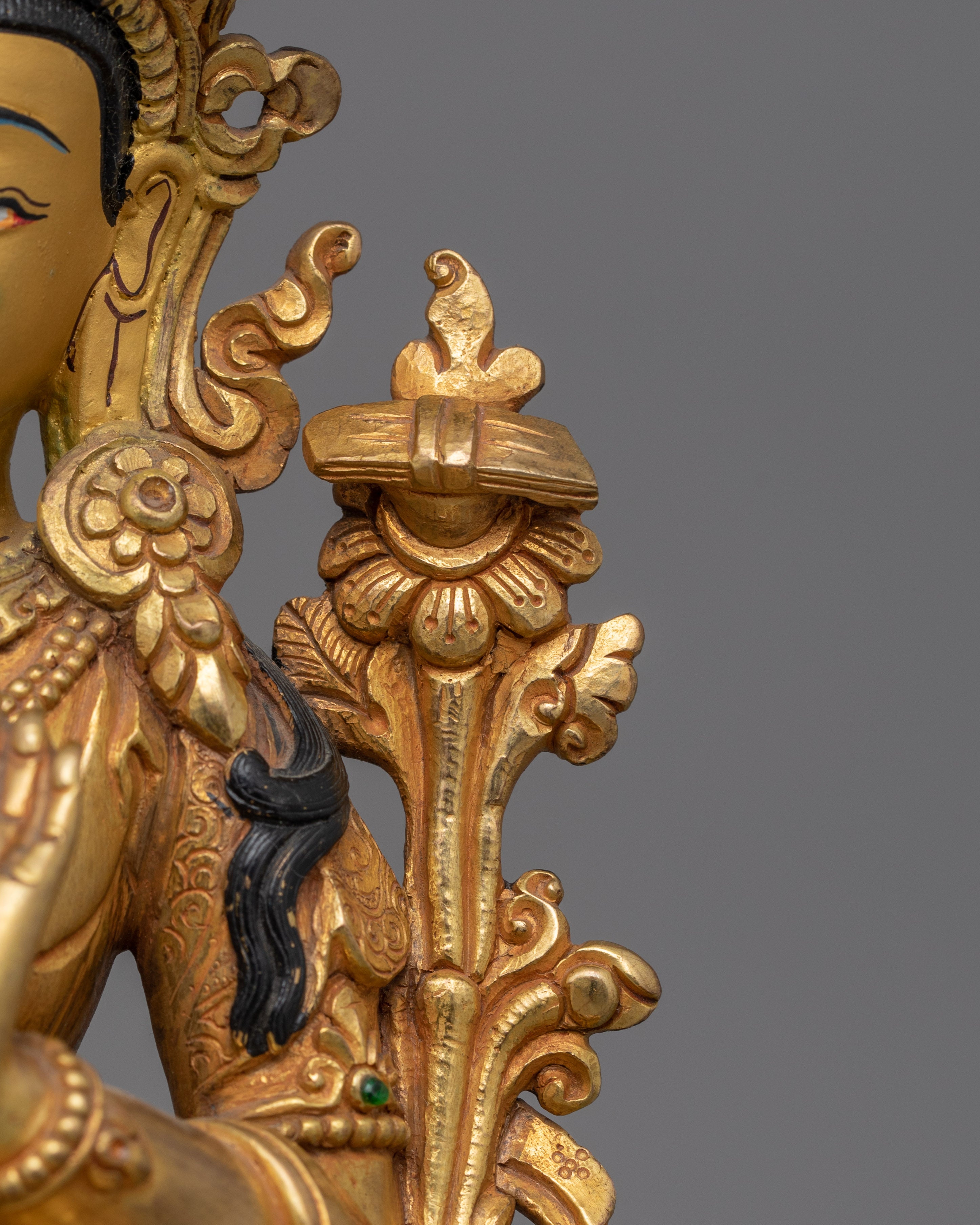Manjushri Handcrafted figurine | Symbol of Wisdom and Knowledge