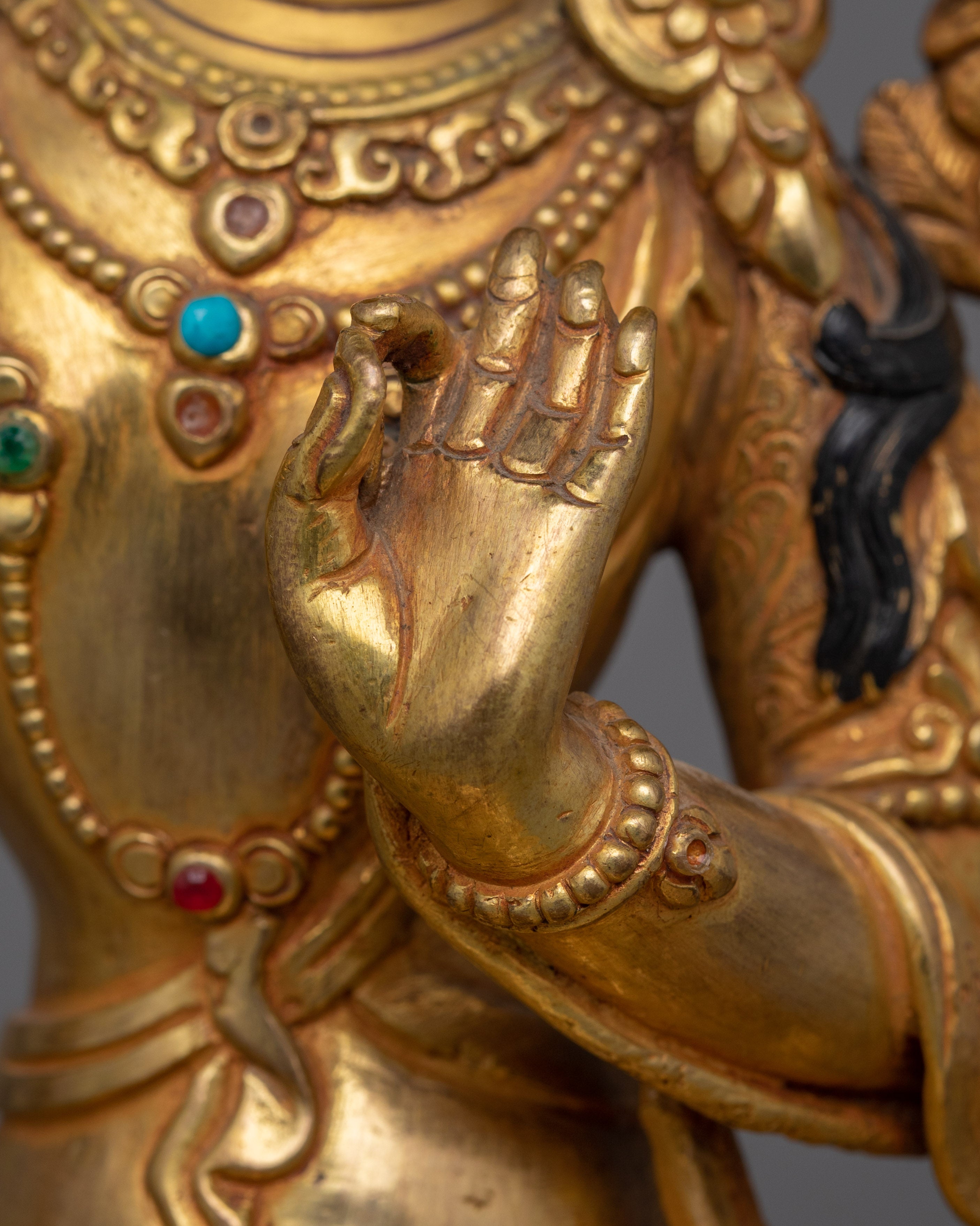 Manjushri Handcrafted figurine | Symbol of Wisdom and Knowledge