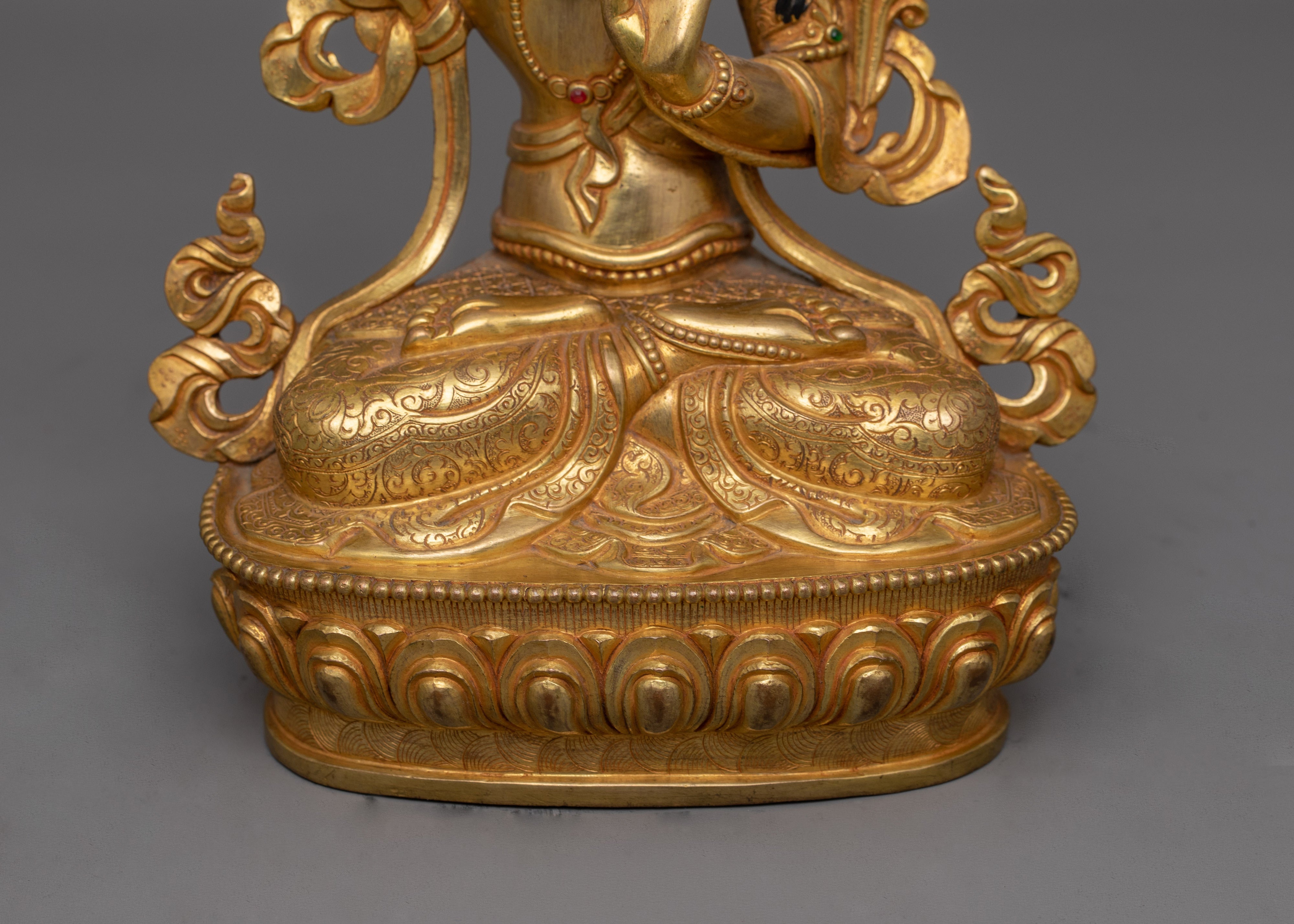 Manjushri Handcrafted figurine | Symbol of Wisdom and Knowledge