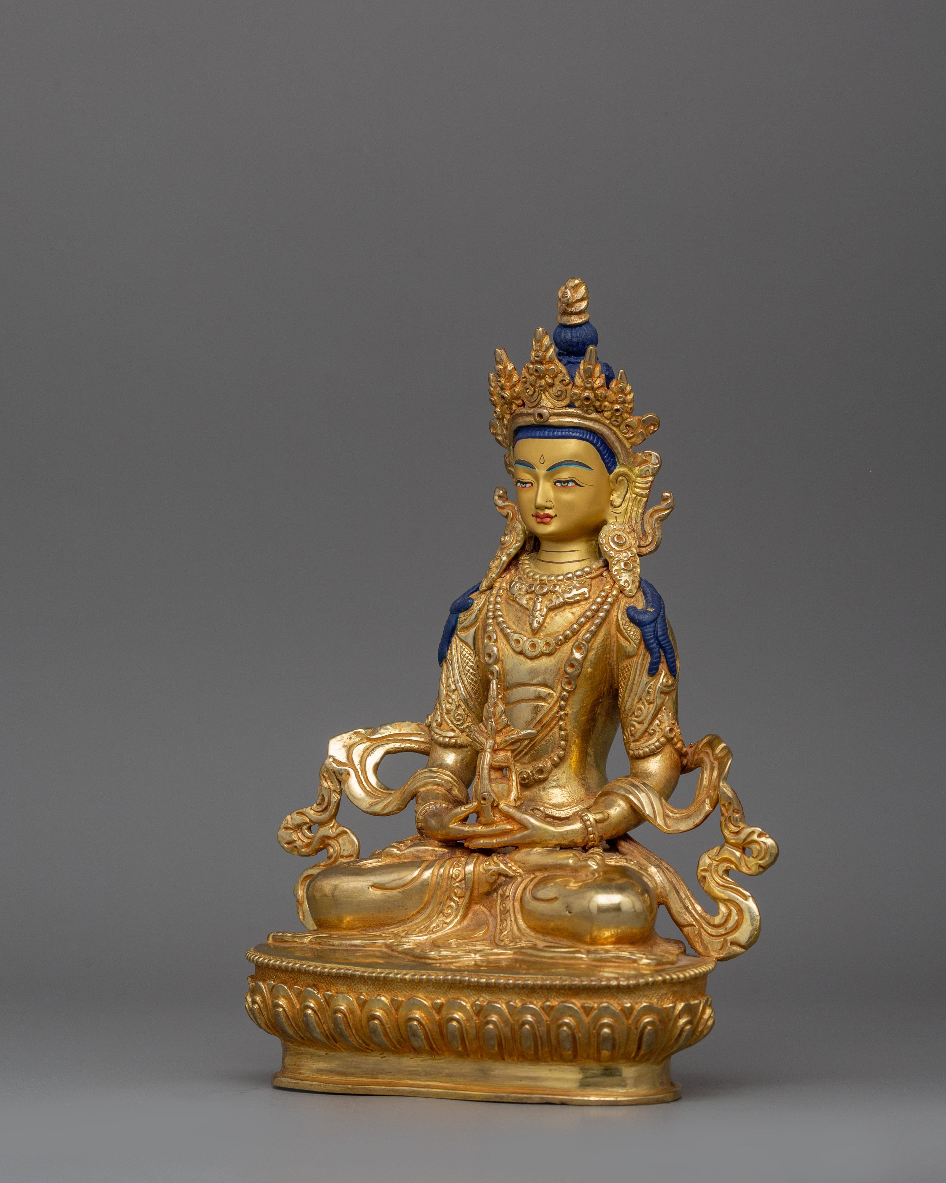 Longevity Deity Amitayus sculpture | Himalayan Sculpture for Decor
