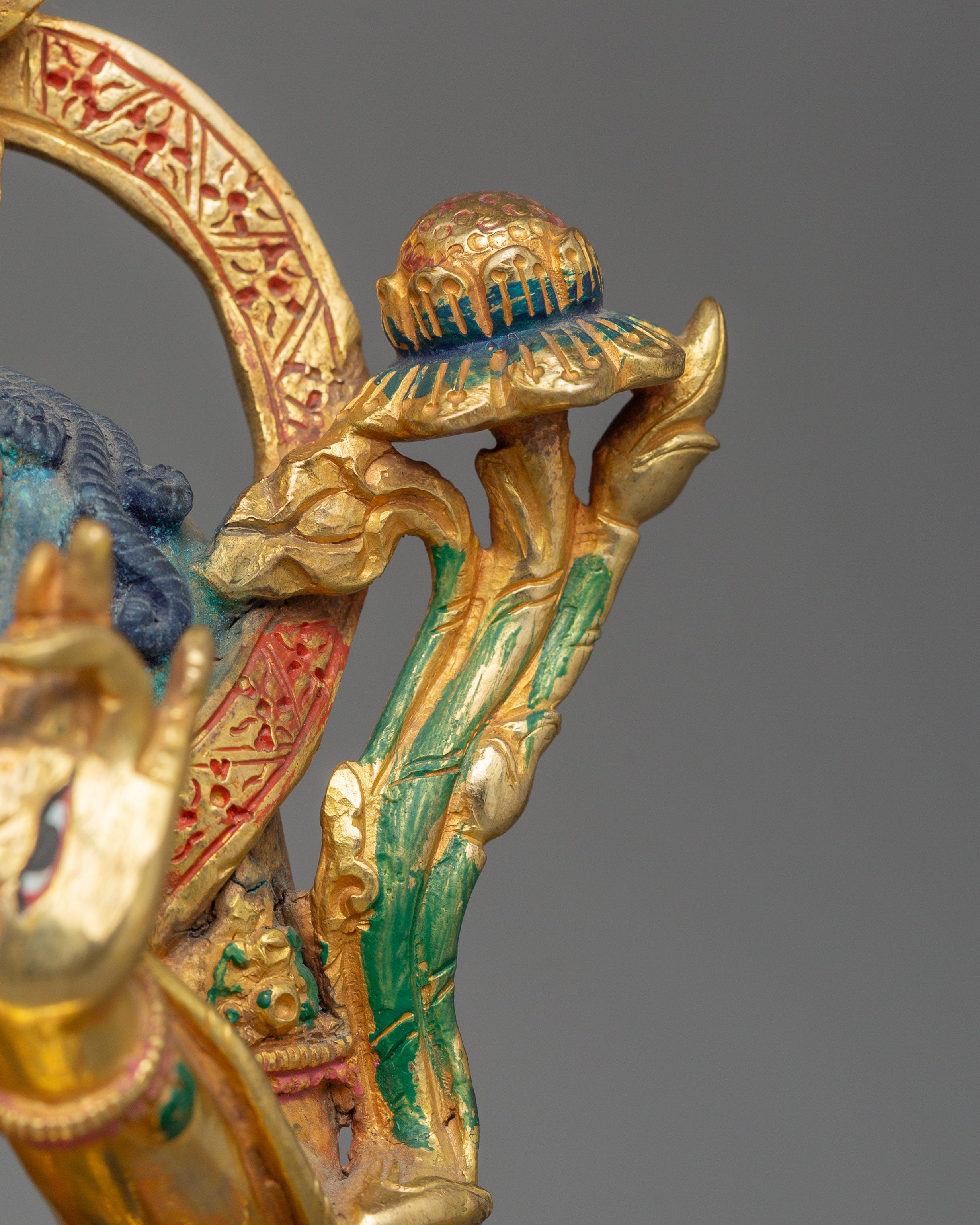 9.4" Figurine of Seven Eyes Deity White Tara | Enlightened Female Goddess