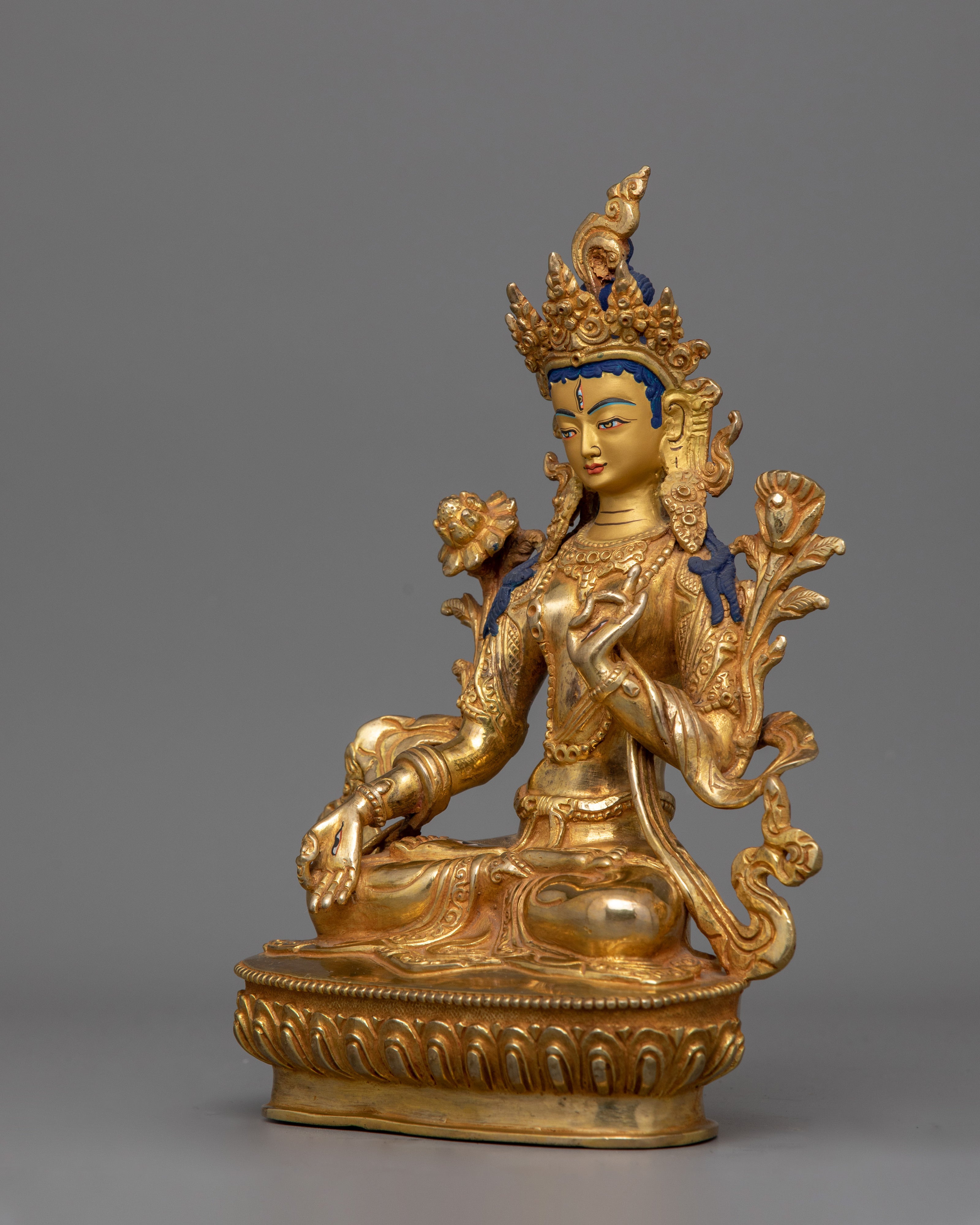 White Tara Bodhisattva with Seven Eyes | Goddess of Compassion