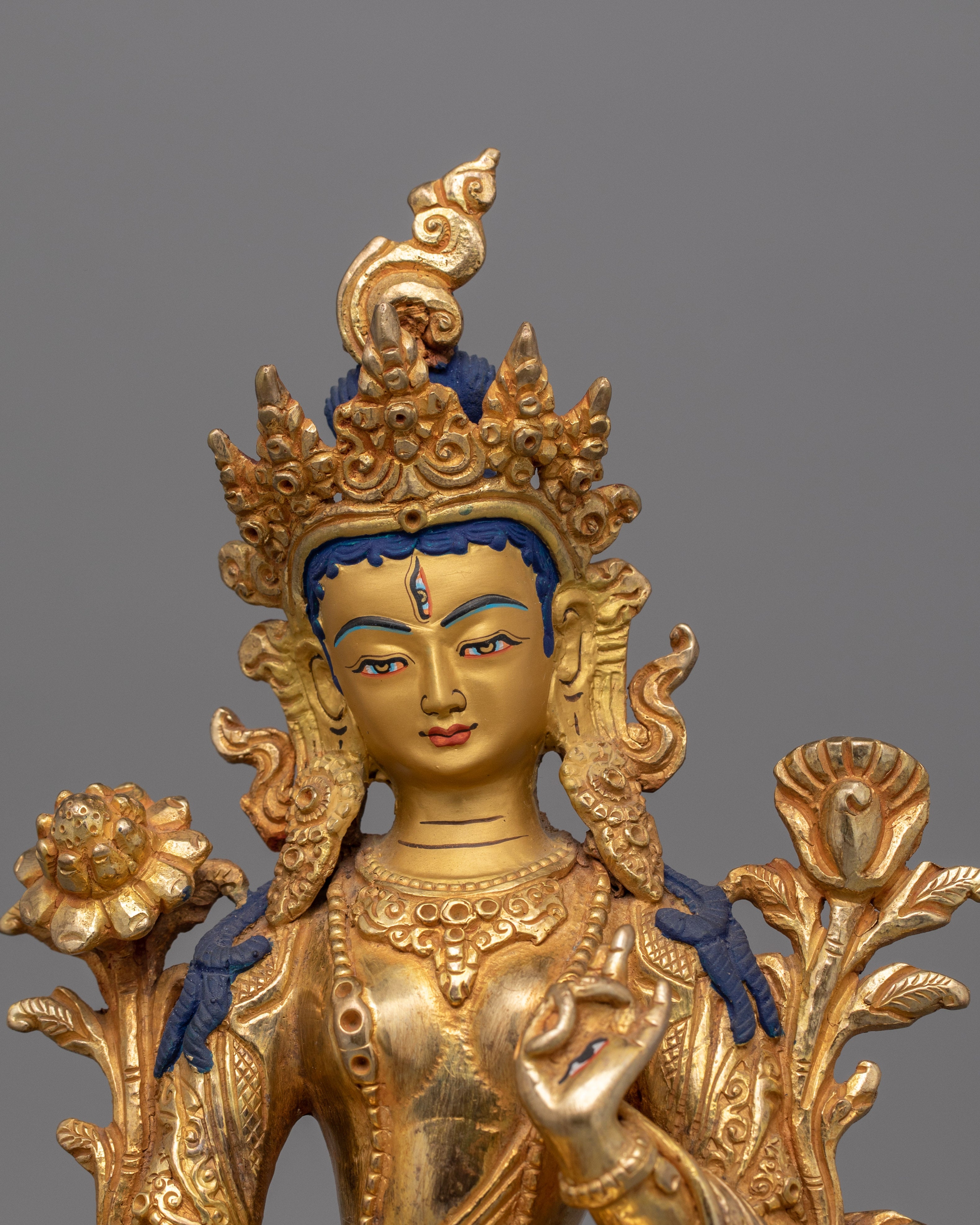 White Tara Bodhisattva with Seven Eyes | Goddess of Compassion