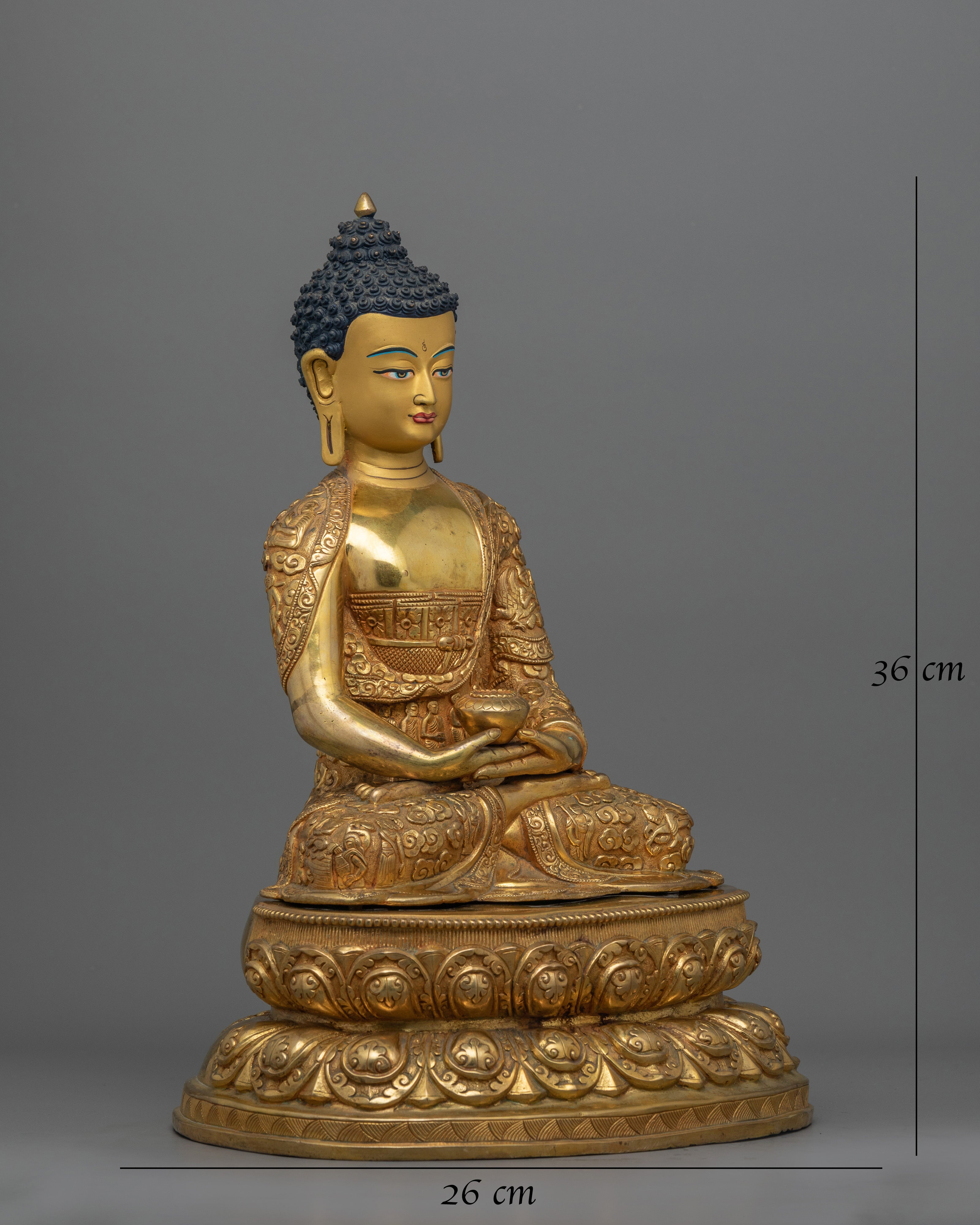Buddhist Sculpture of Amitabha Buddha