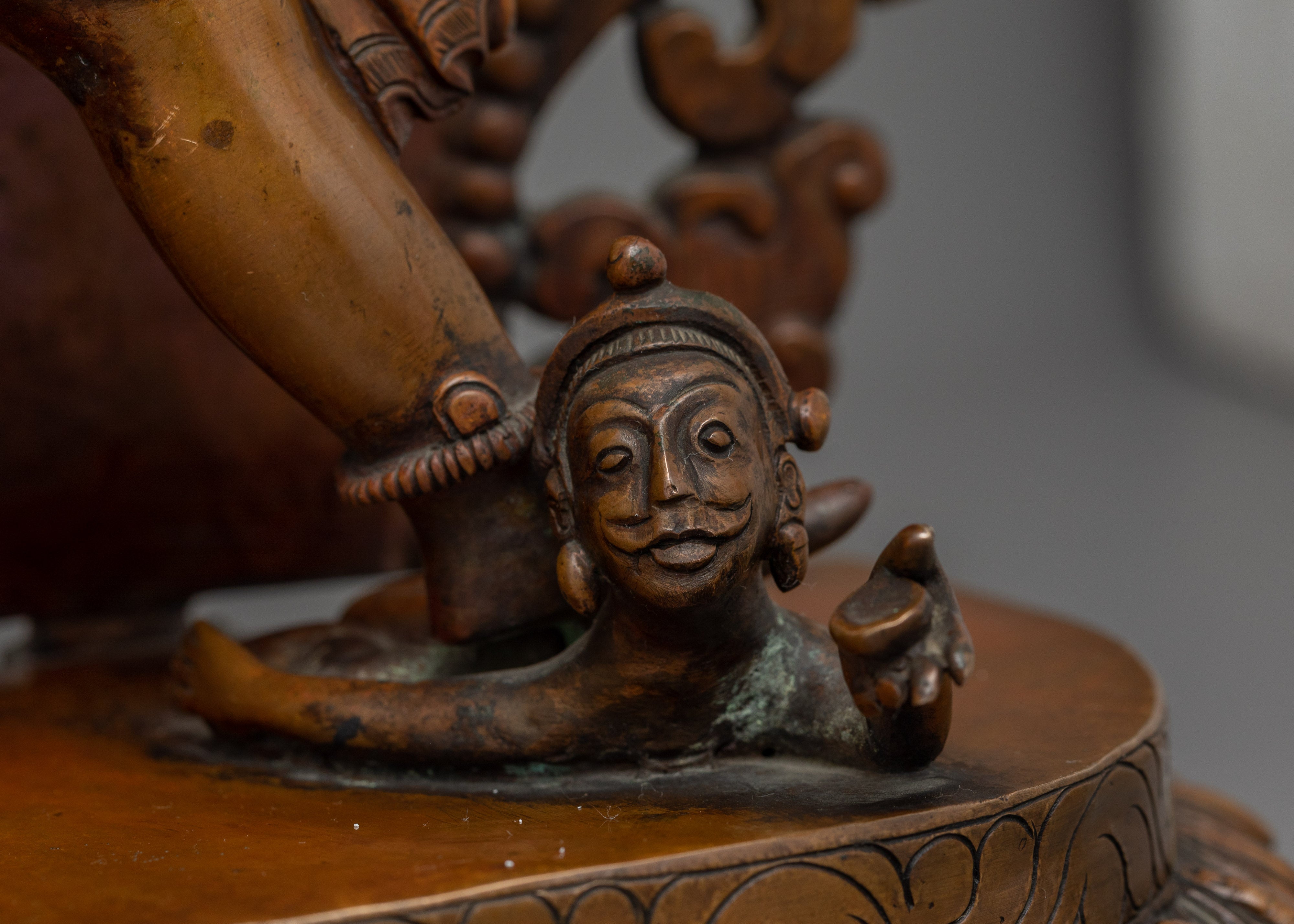 Handmade Panchamukha Hanuman Sculpture | Five-Faced Protector Deity of Strength and Protection