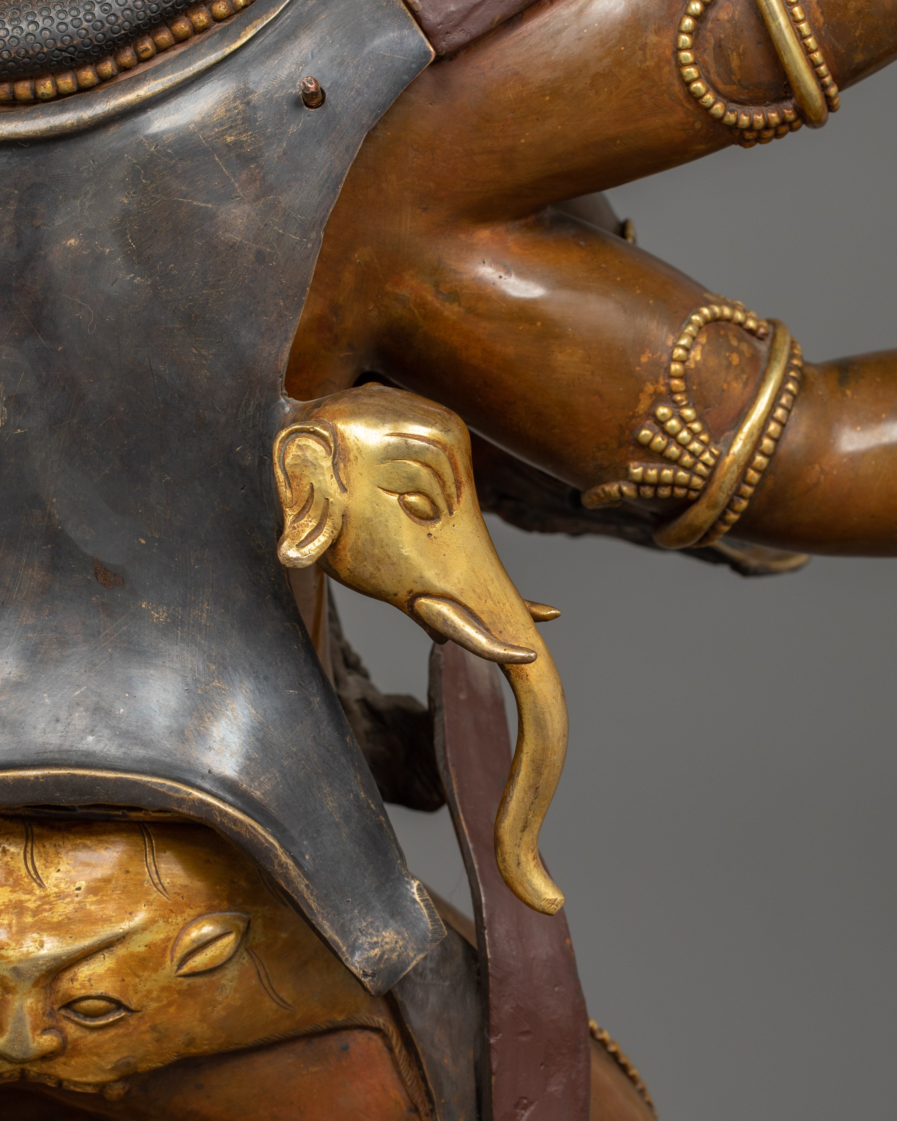 Wrathful 6 Armed Mahakala Statue | Embrace Protection and Strength