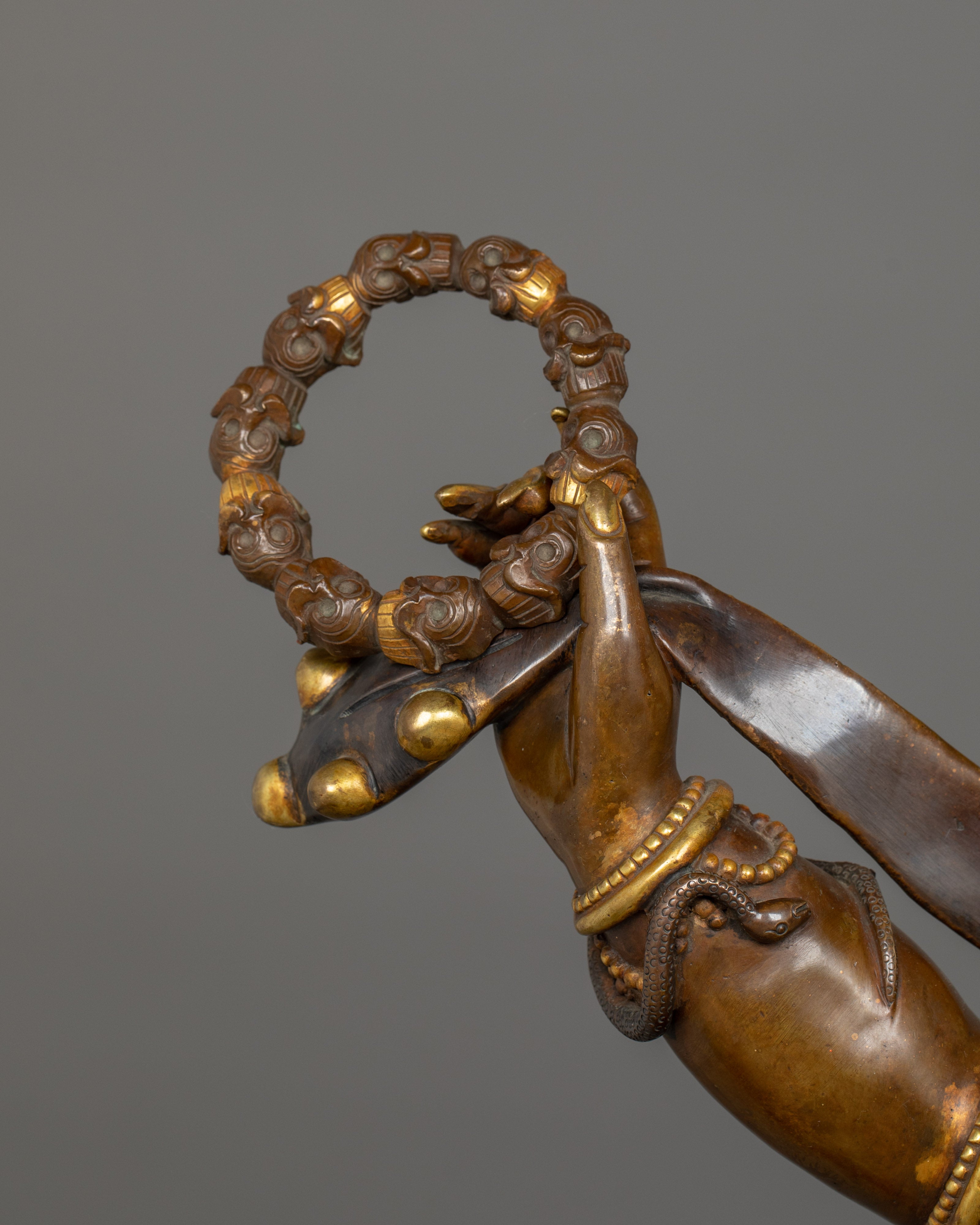 Wrathful 6 Armed Mahakala Statue | Embrace Protection and Strength