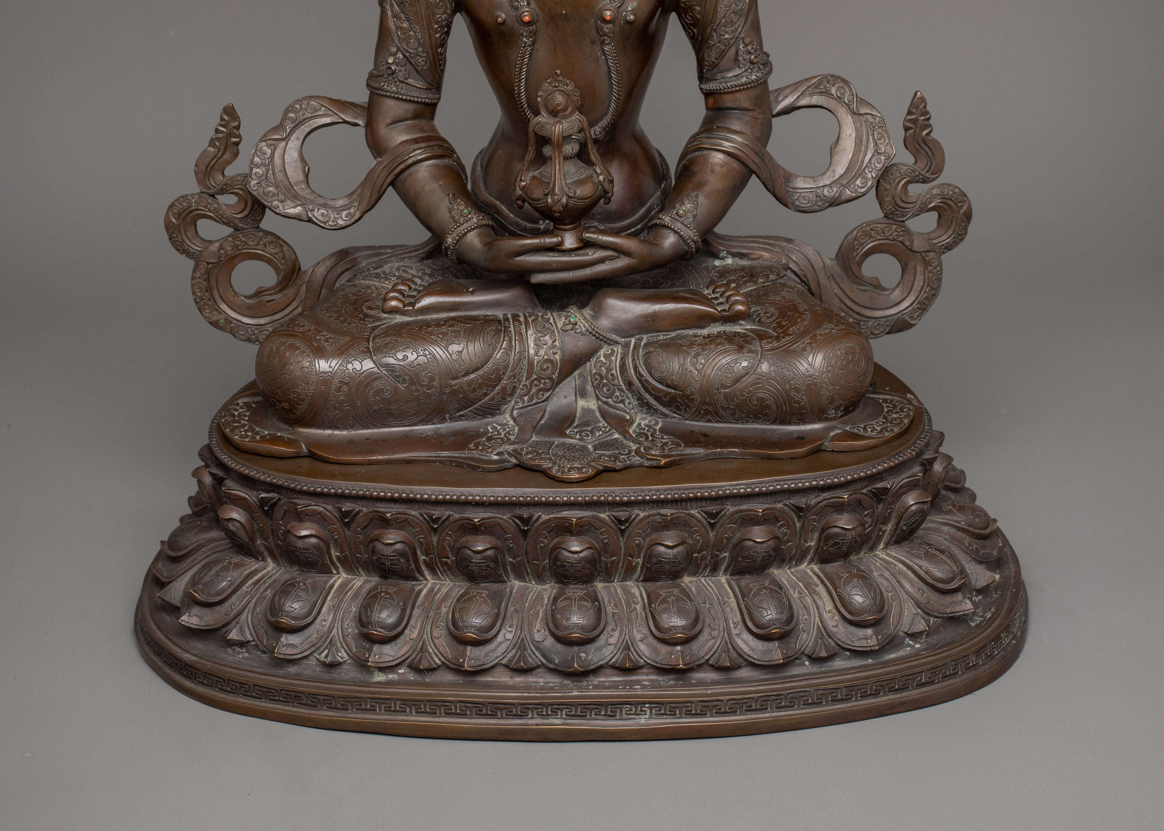 Buddhist Amitayus Deity of Longevity Figurine | Ideal for Meditation and Ritual Spaces