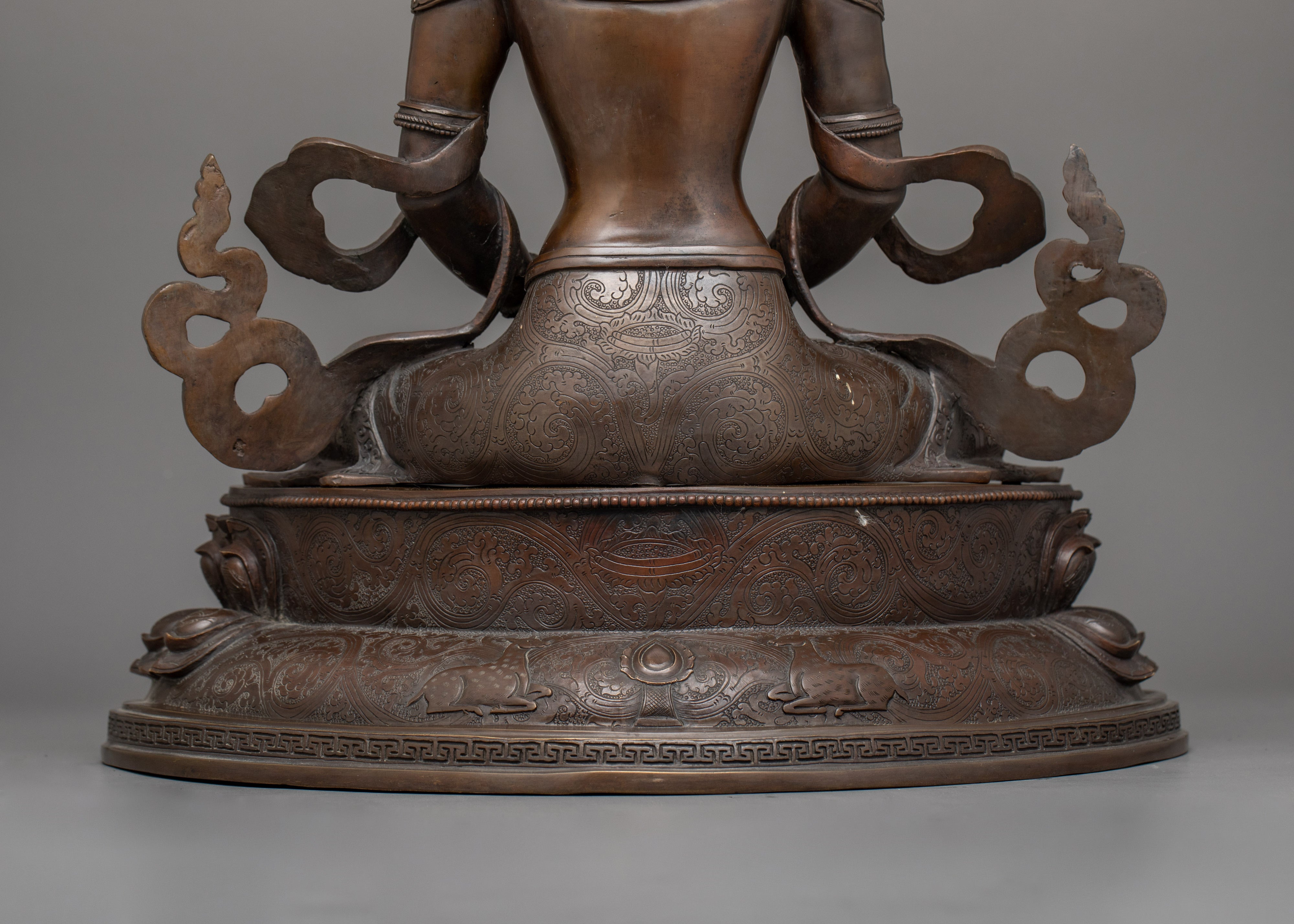 Buddhist Amitayus Deity of Longevity Figurine | Ideal for Meditation and Ritual Spaces