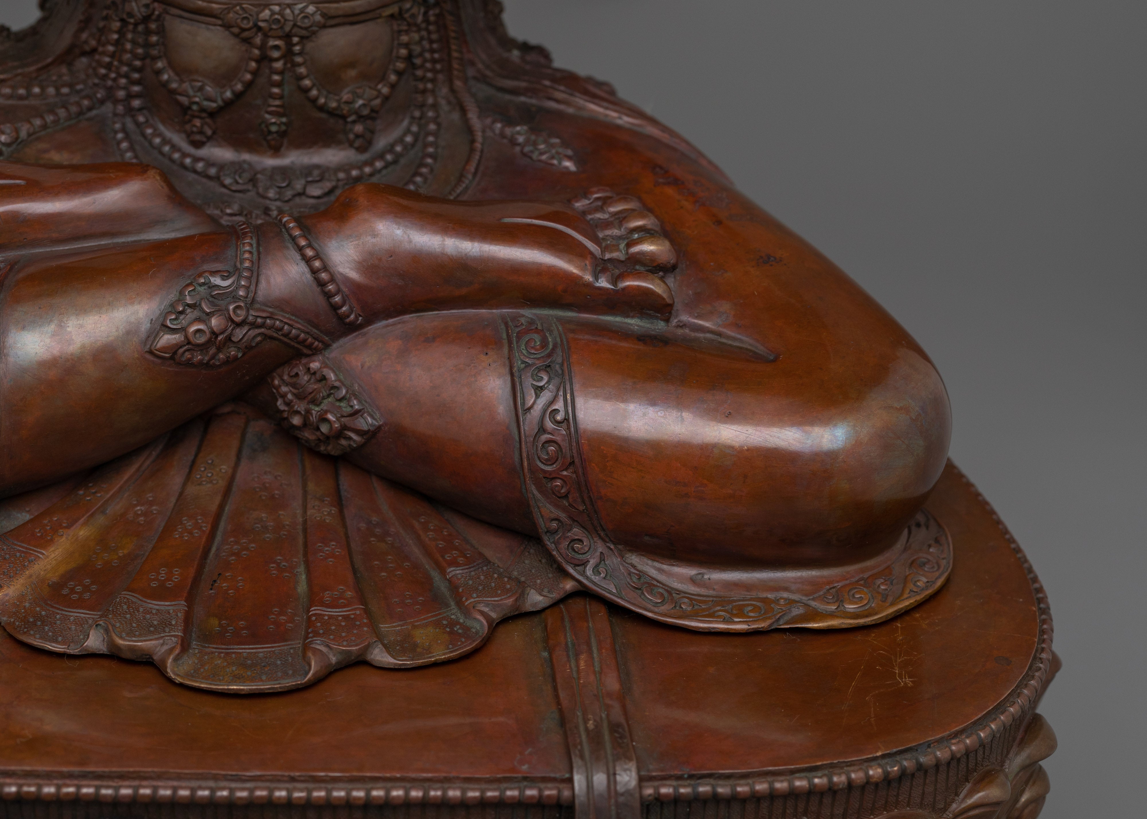 Himalayan 4-Armed Chenrezig Sculpture | Bodhisattva of Compassion and Healing