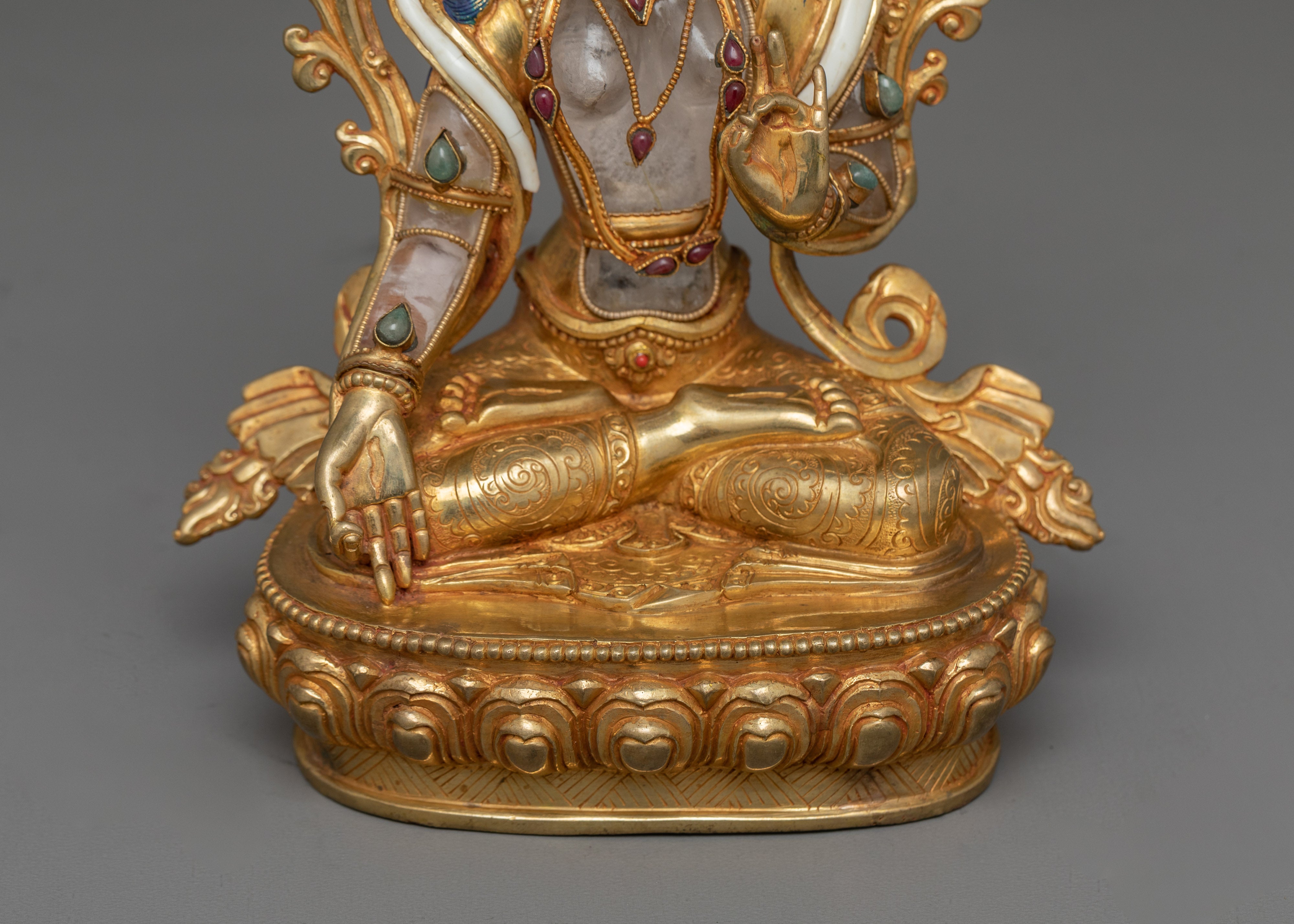 Handcrafted Sacred Sculpture of Sita Tara | Goddess of Compassion, and Protection