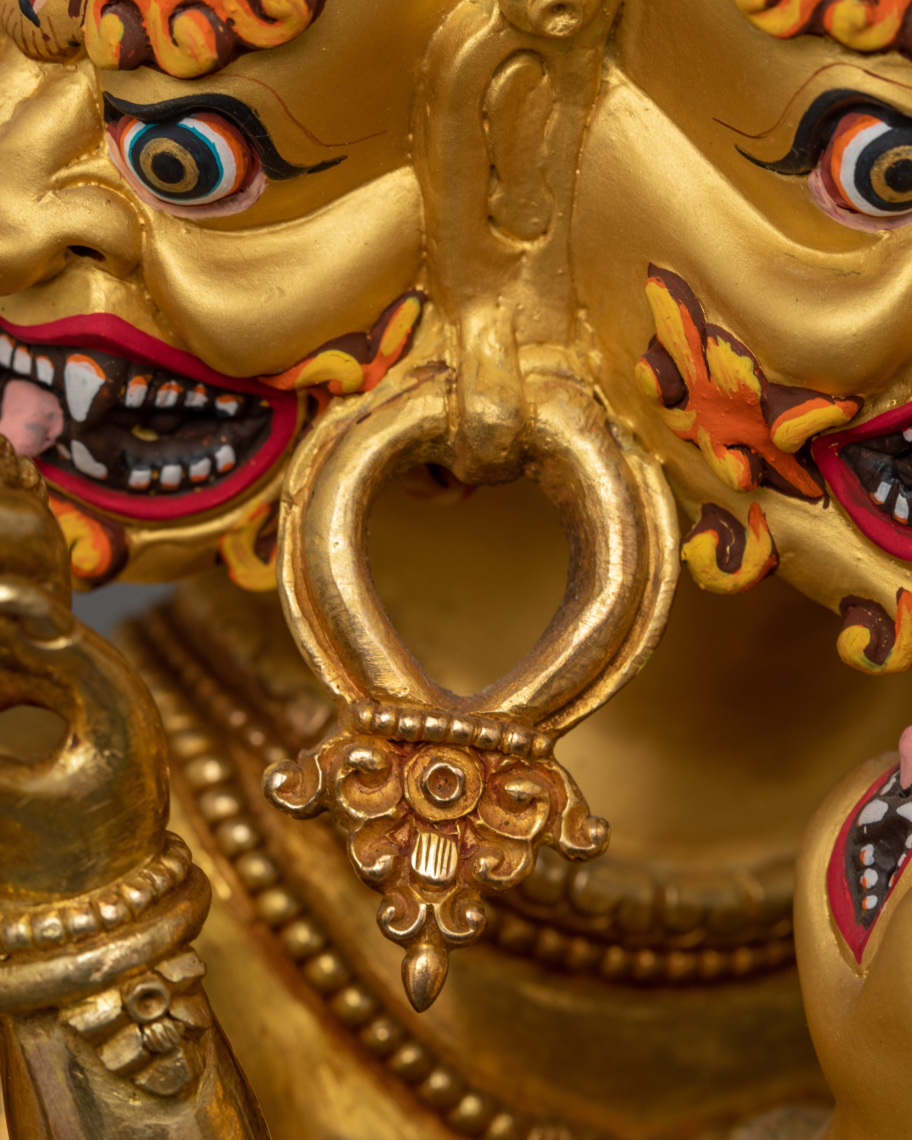 Wrathful Deity Vajrakilaya Statue | Buddhist Yidam Deity Sculpture