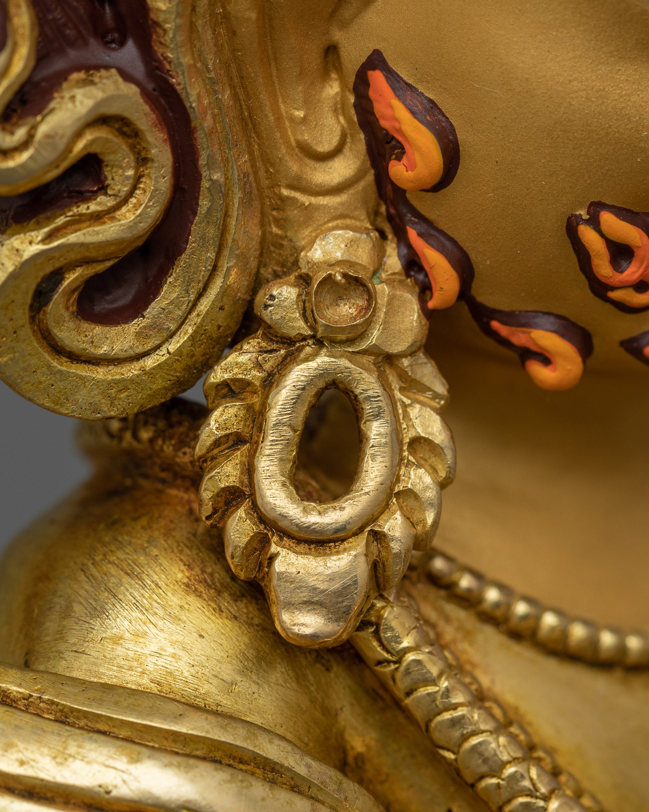 Sacred Black Dzambhala Wealth Deity Statue
