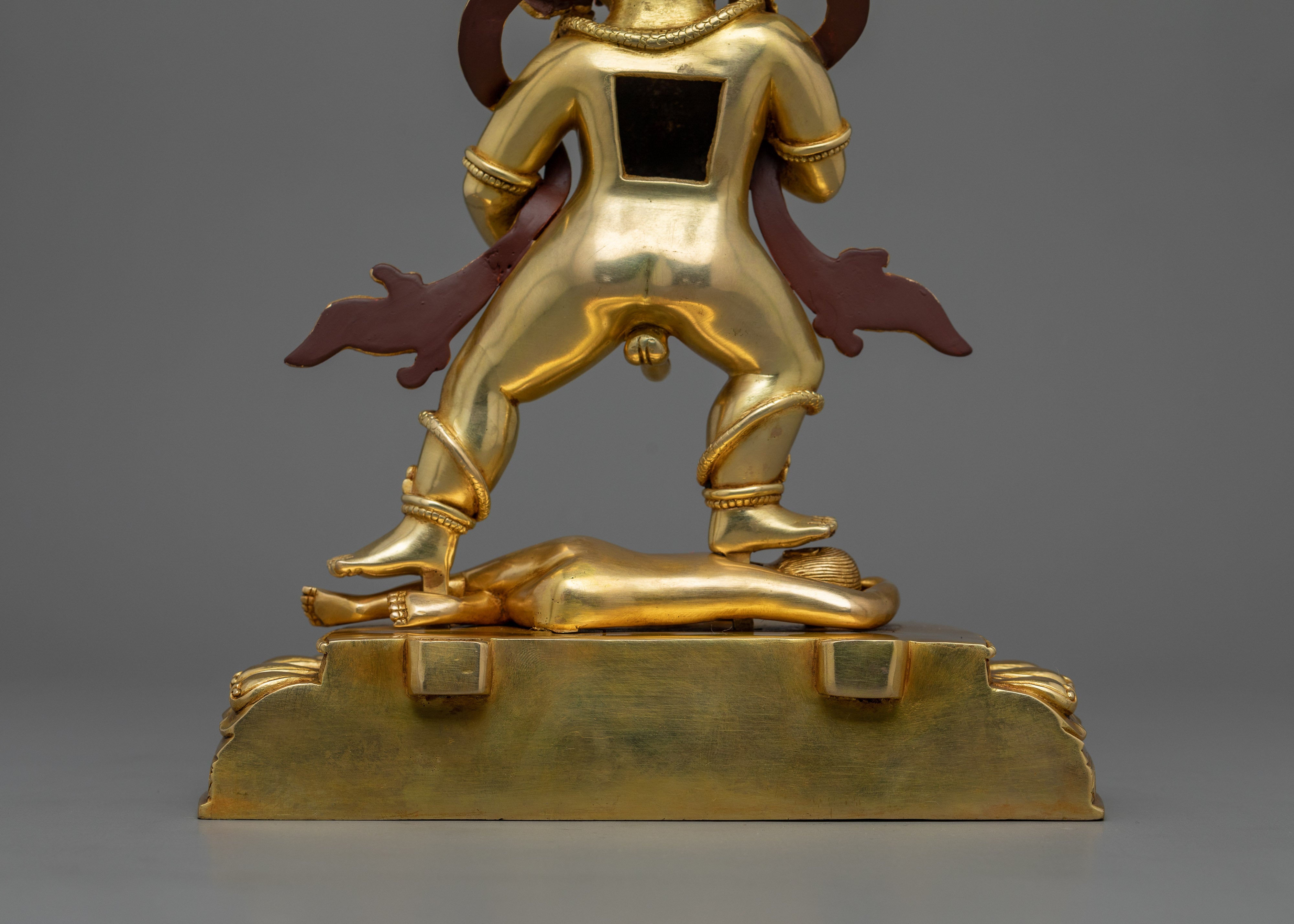 Sacred Black Dzambhala Wealth Deity Statue