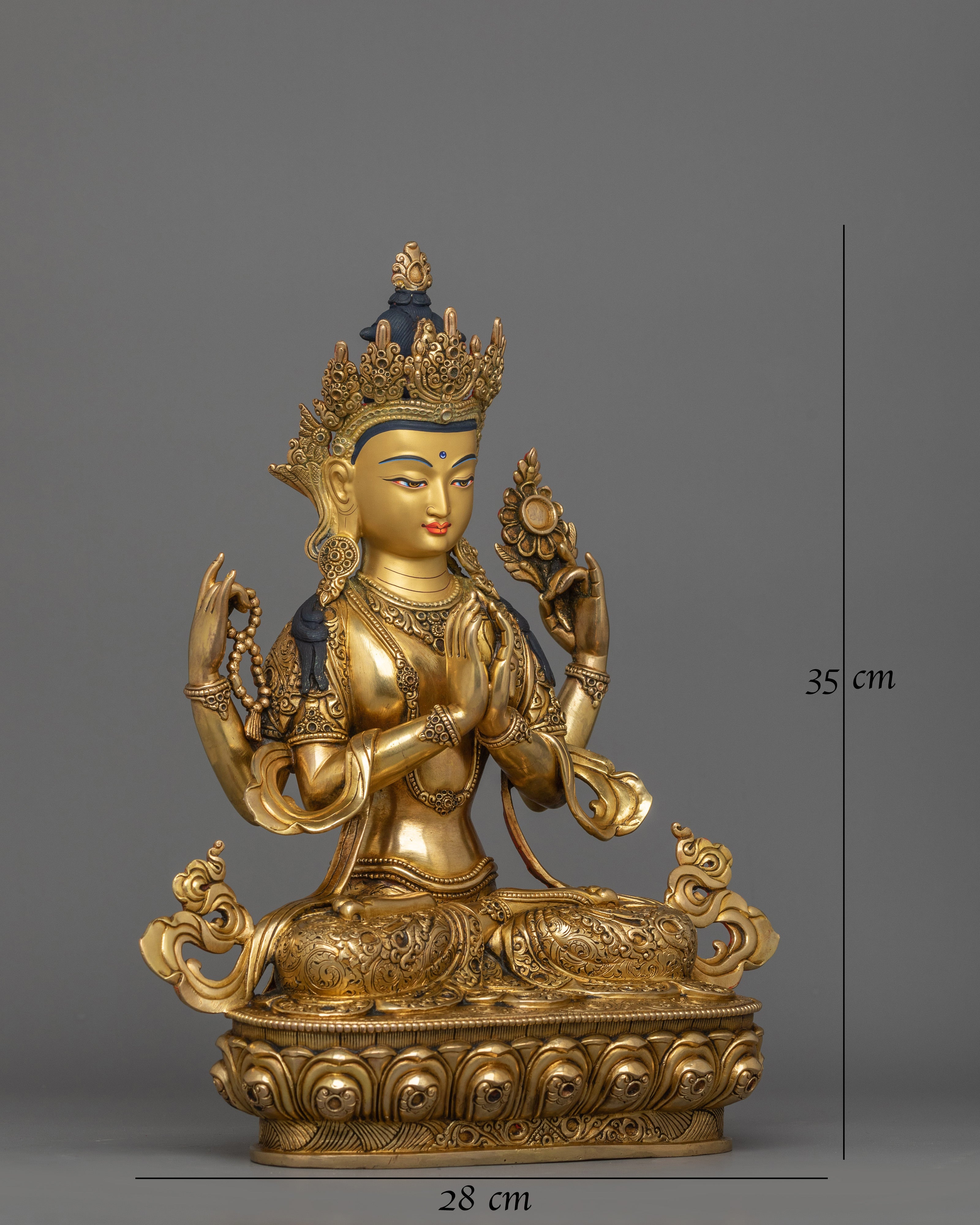 13.8 Inches Chenrezig