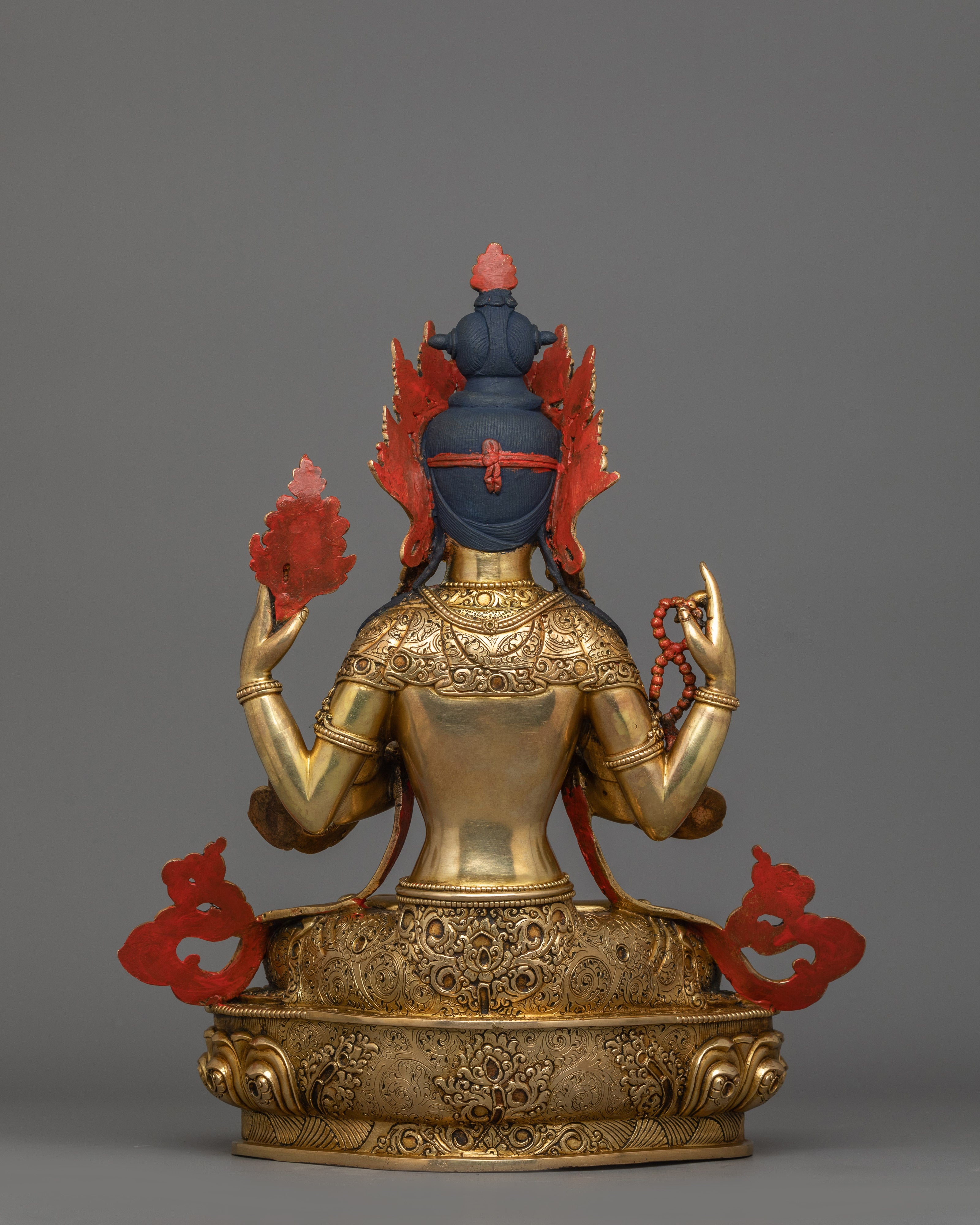 13.8 Inches Chenrezig Statue | Also Known as compassion Deity