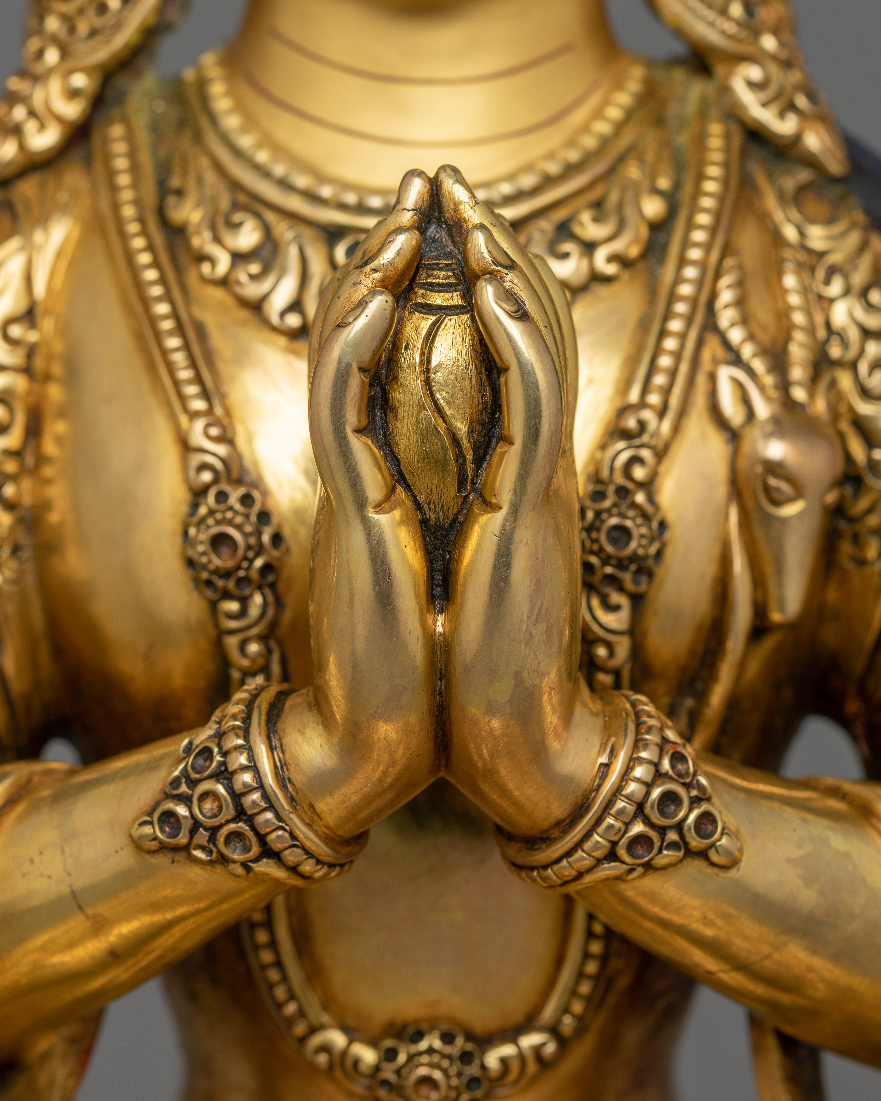 13.8 Inches Chenrezig Statue | Also Known as compassion Deity