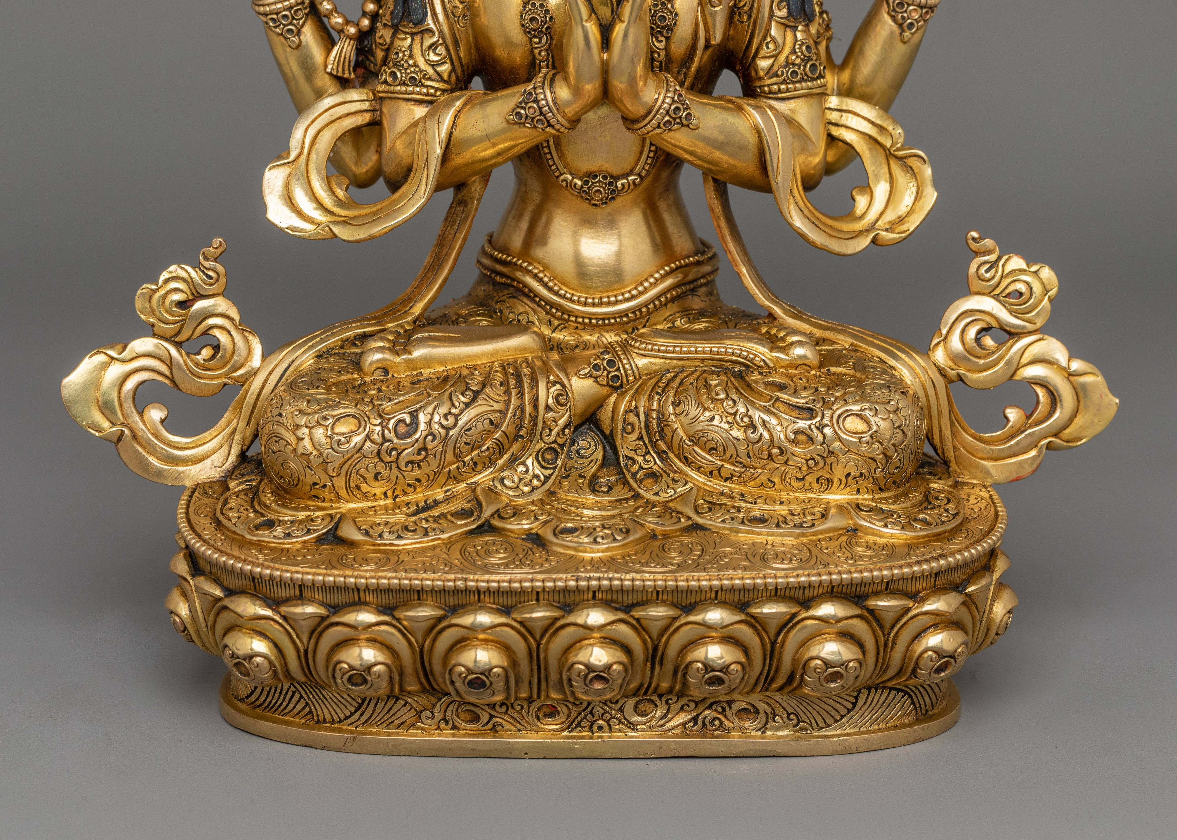 13.8 Inches Chenrezig Statue | Also Known as compassion Deity