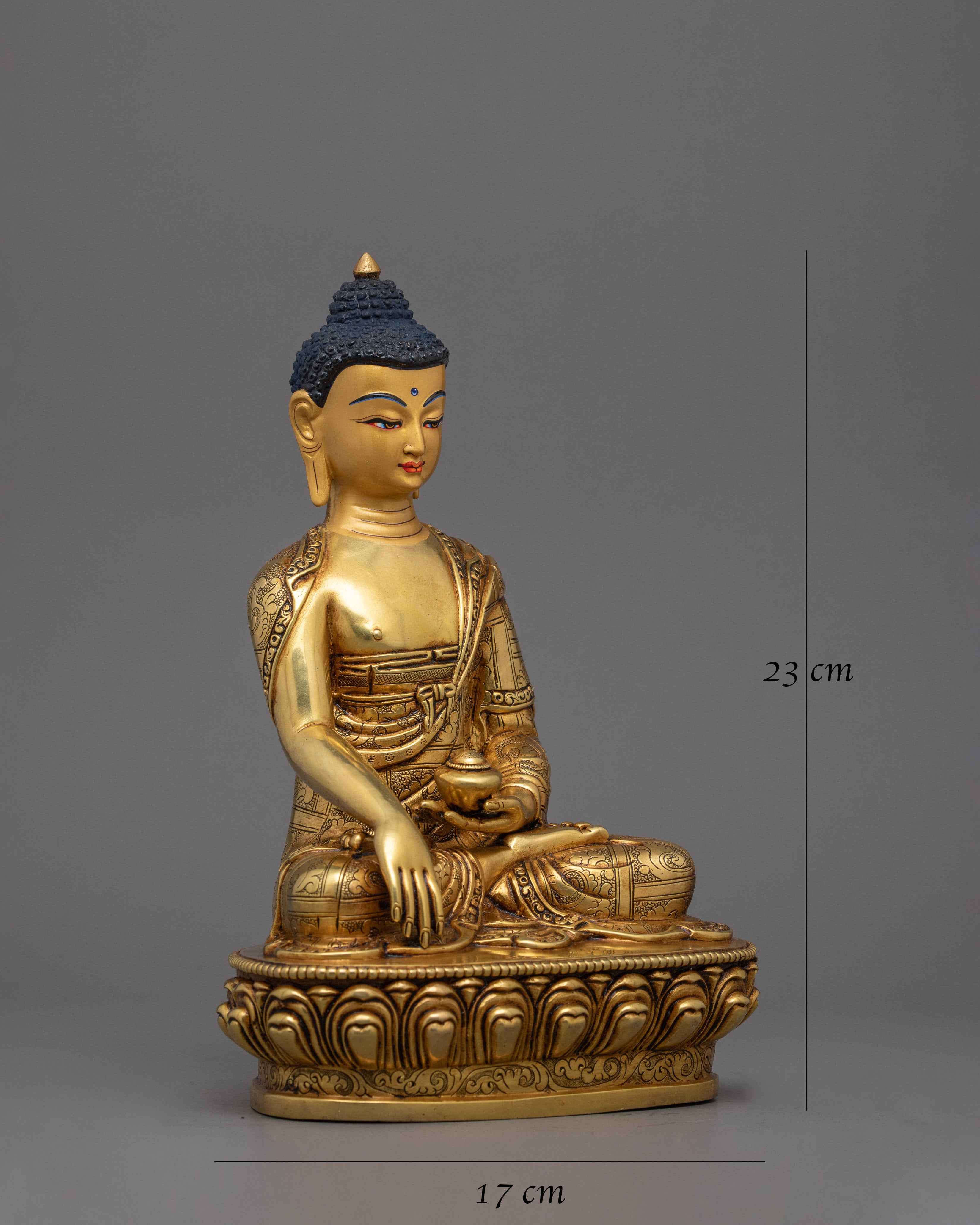 Handcrafted Shakyamuni Buddha "Prince of Lumbini" Statue | Traditional Artwork