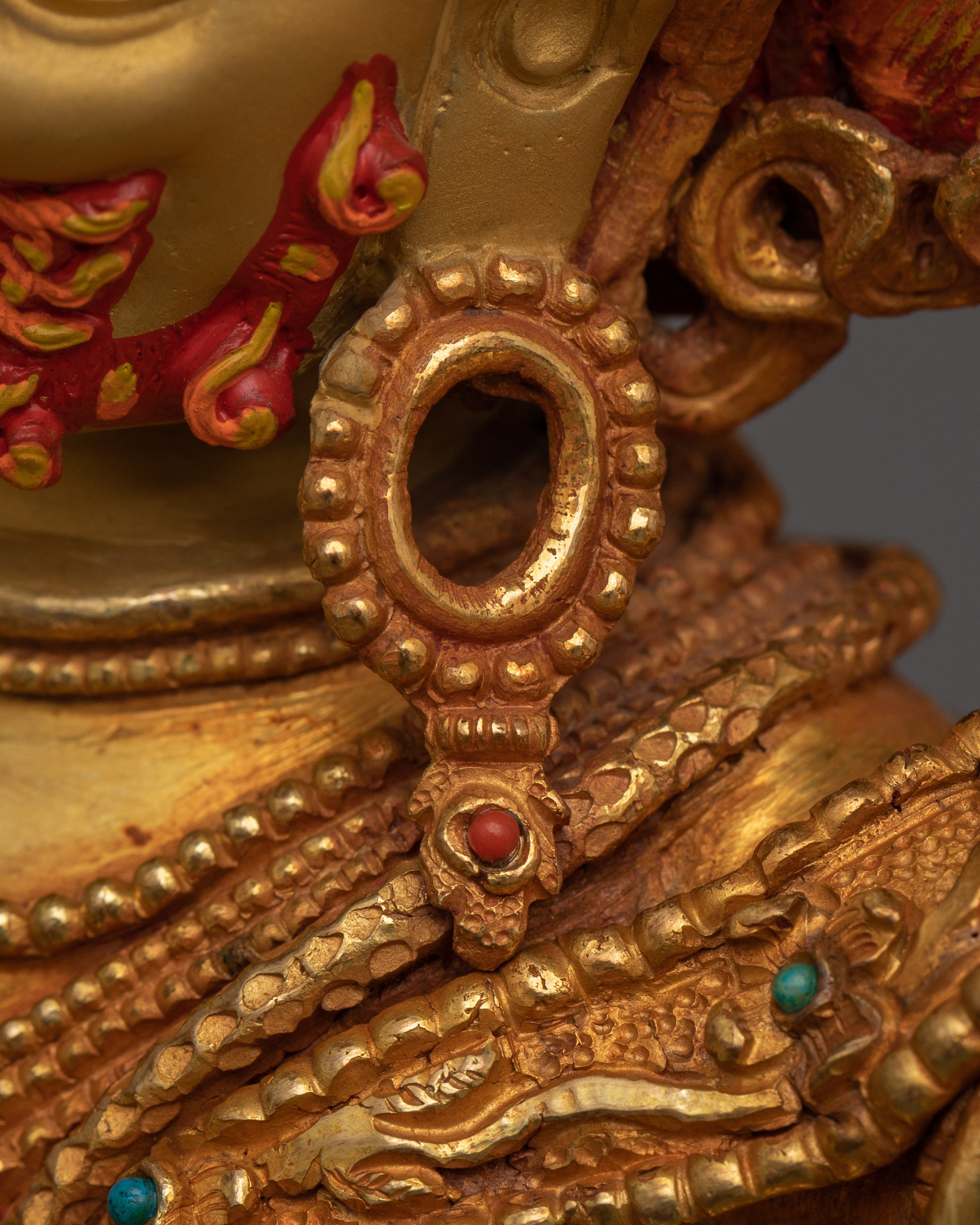 Handmade Shadbhuja Mahakala Figurine | Protector of Dharma and Spiritual Strength