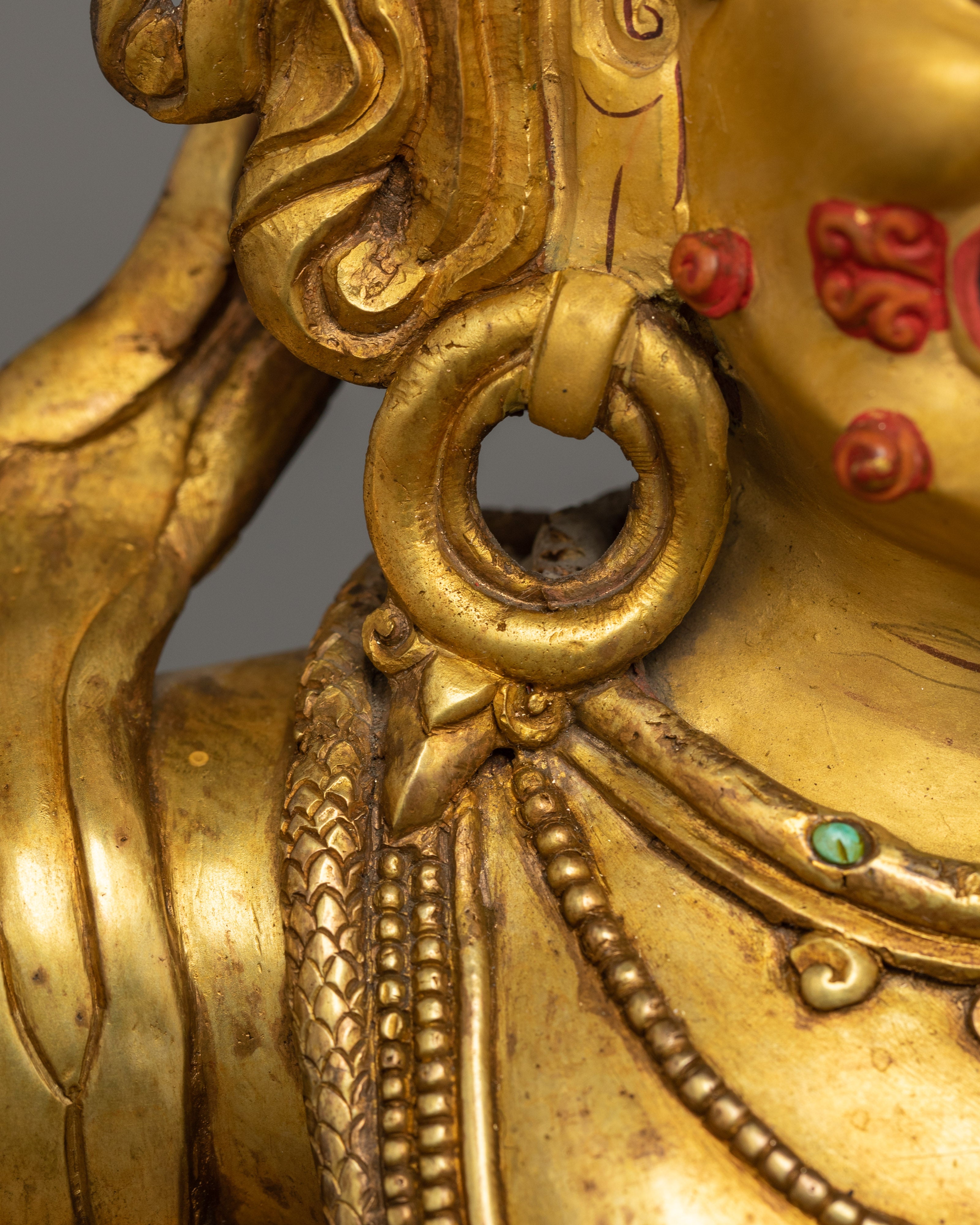 Tibetan Bodhisattva Deity Vajrapani Statue | Protector of Dharma, Spiritual Strength