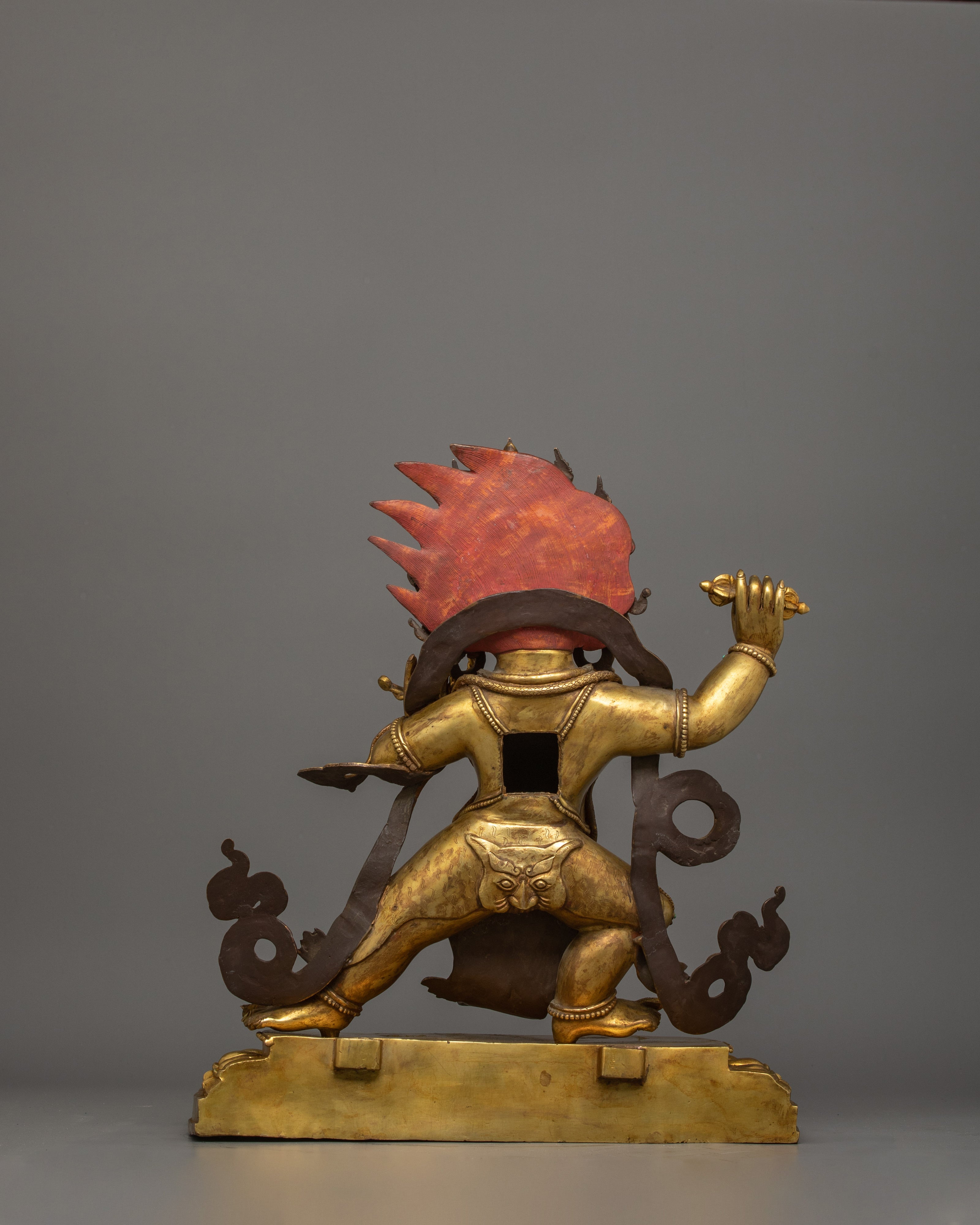 Tibetan Bodhisattva Deity Vajrapani Statue | Protector of Dharma, Spiritual Strength