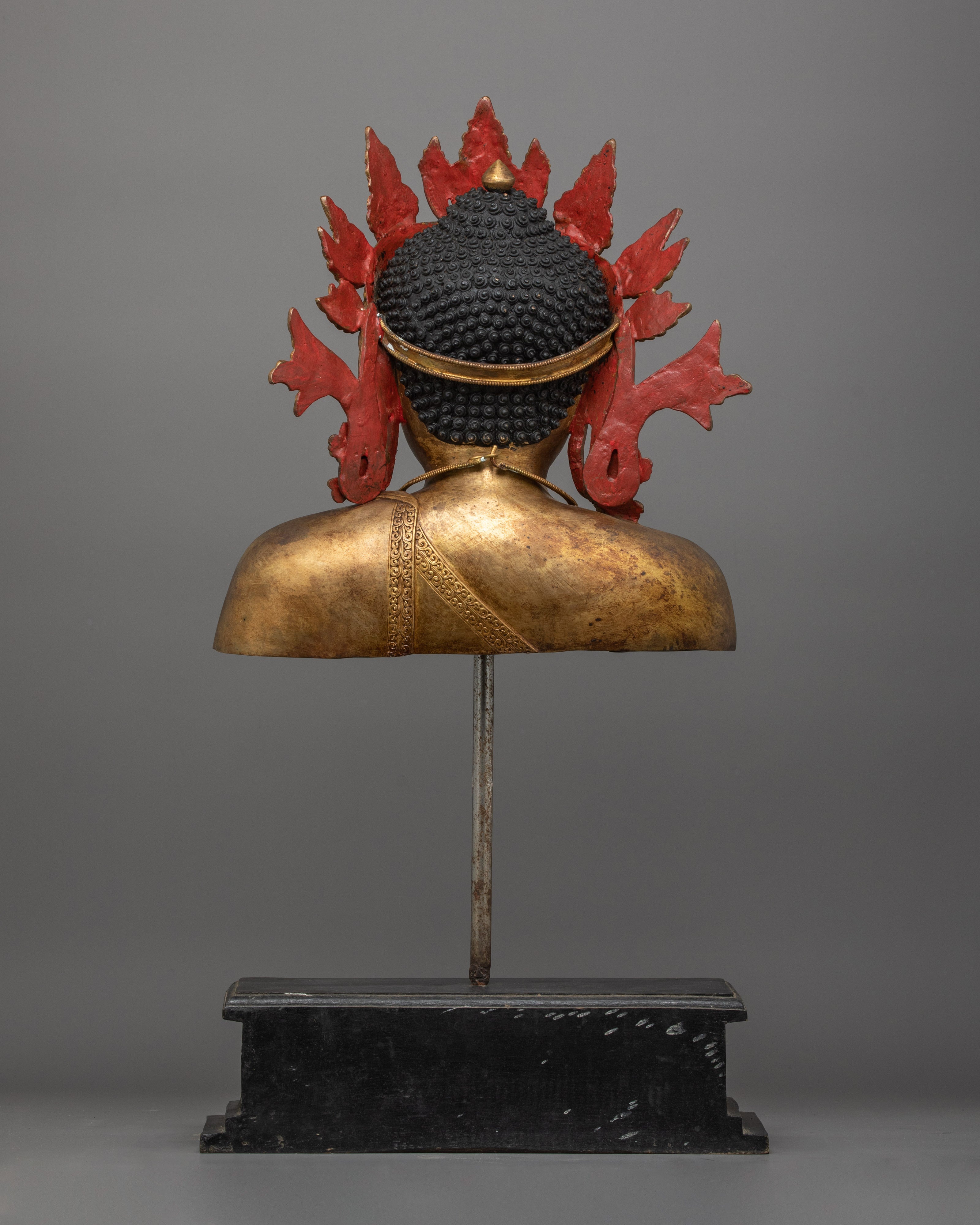 Sacred Buddha Shakyamuni with Crown Statue | Buddha of Wisdom, Spiritual Guidance