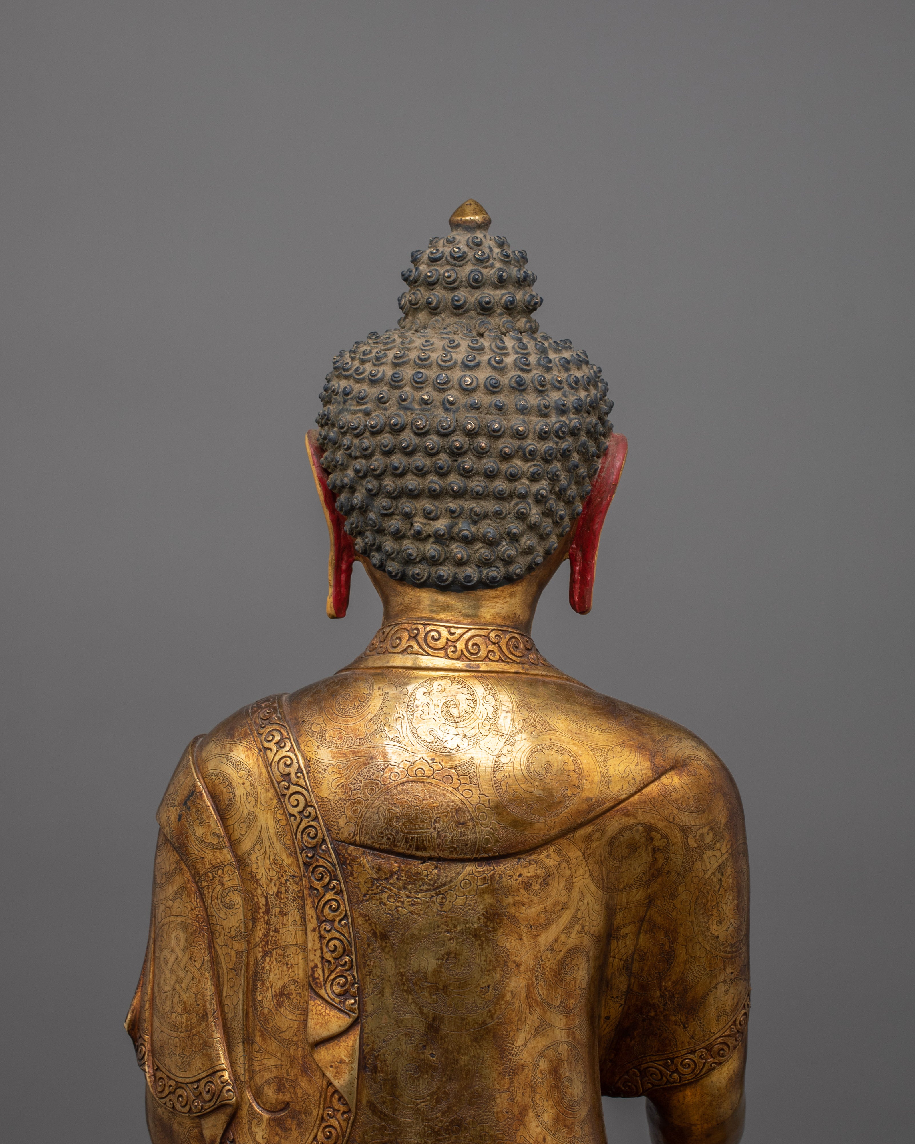 Tibetan Buddhist Figurine of Meditating Buddha Shakyamuni | Buddha of Wisdom, Peace