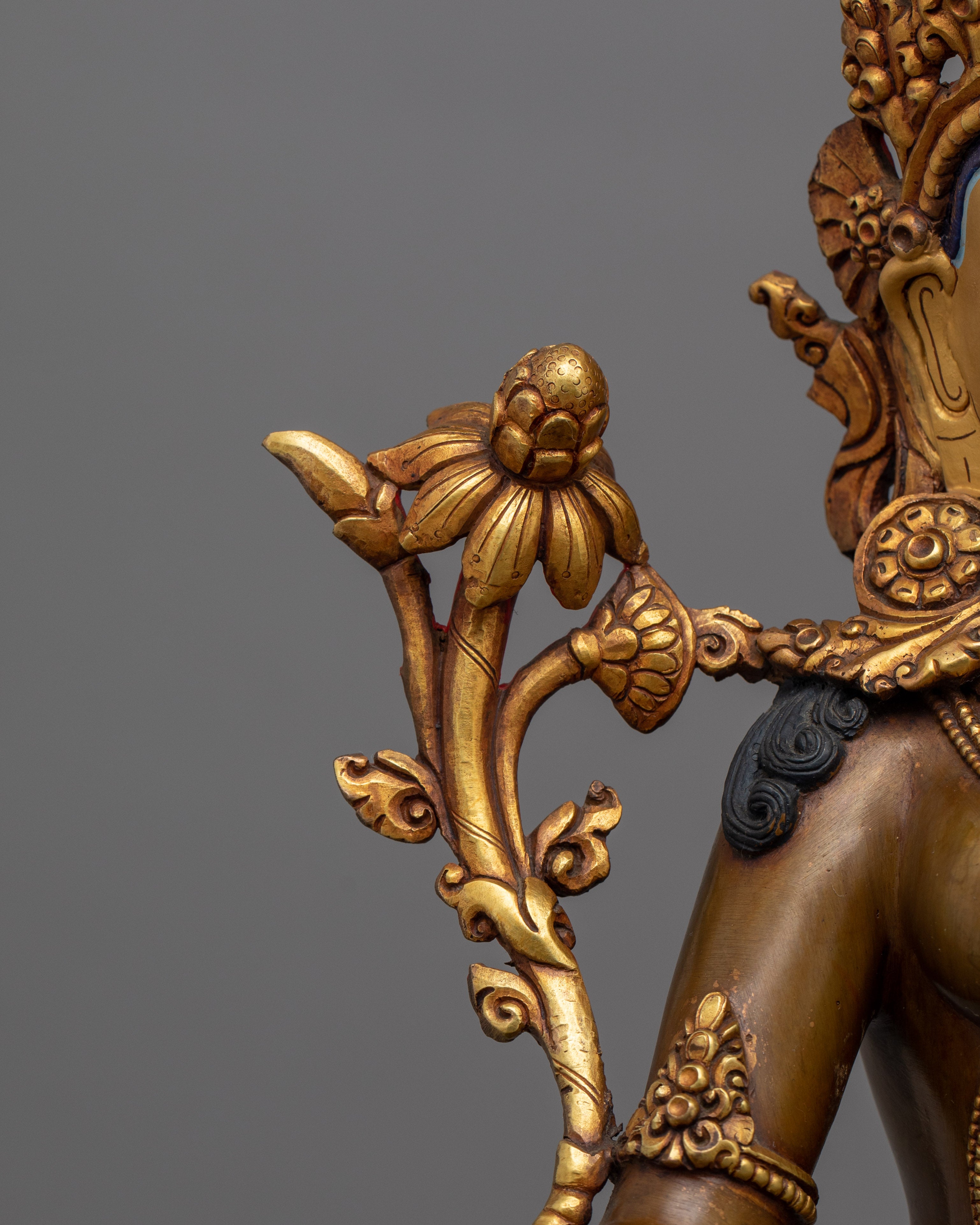 Himalayan Divine Syama Tara Statue | Goddess of Compassion and Healing