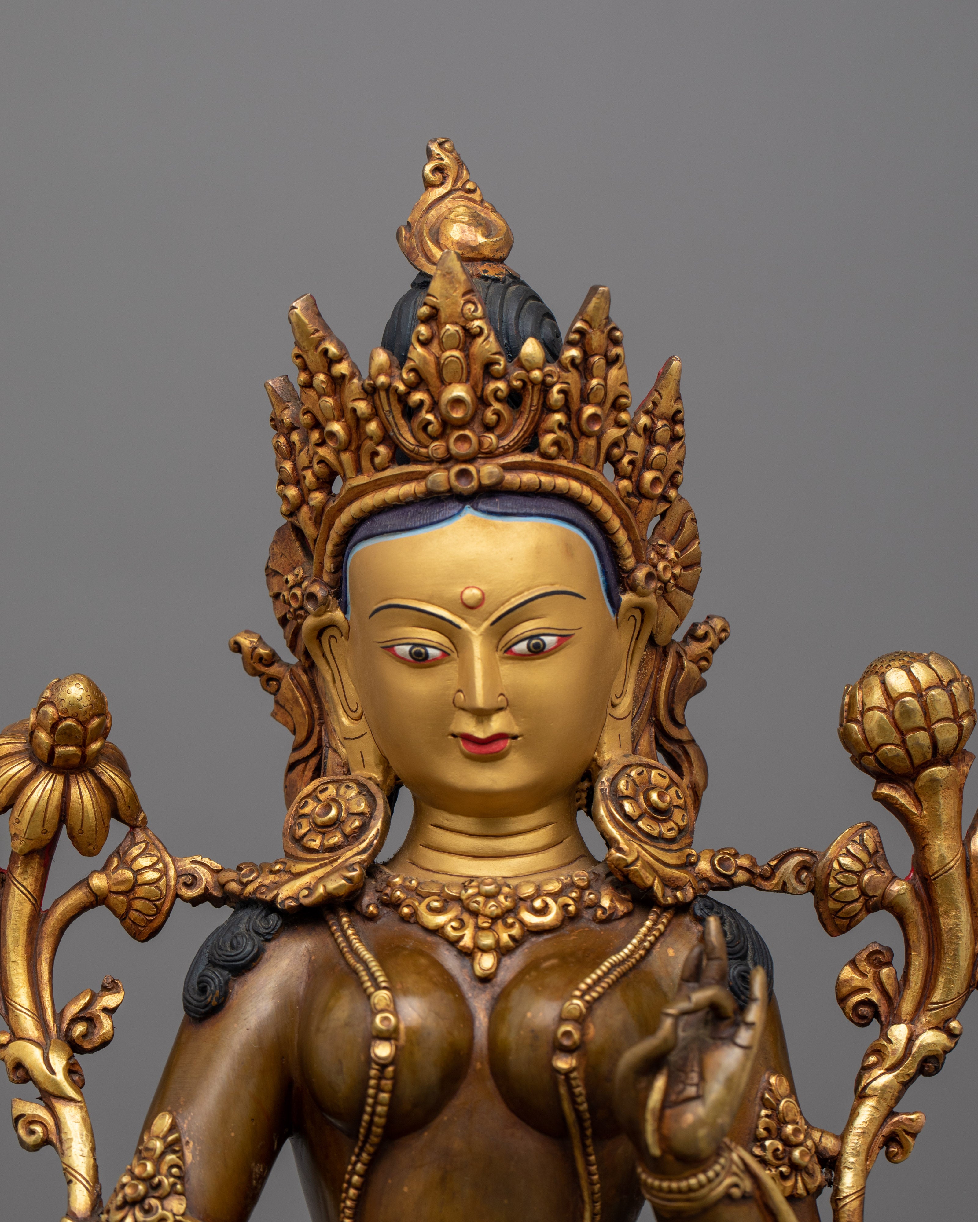 Himalayan Divine Syama Tara Statue | Goddess of Compassion and Healing