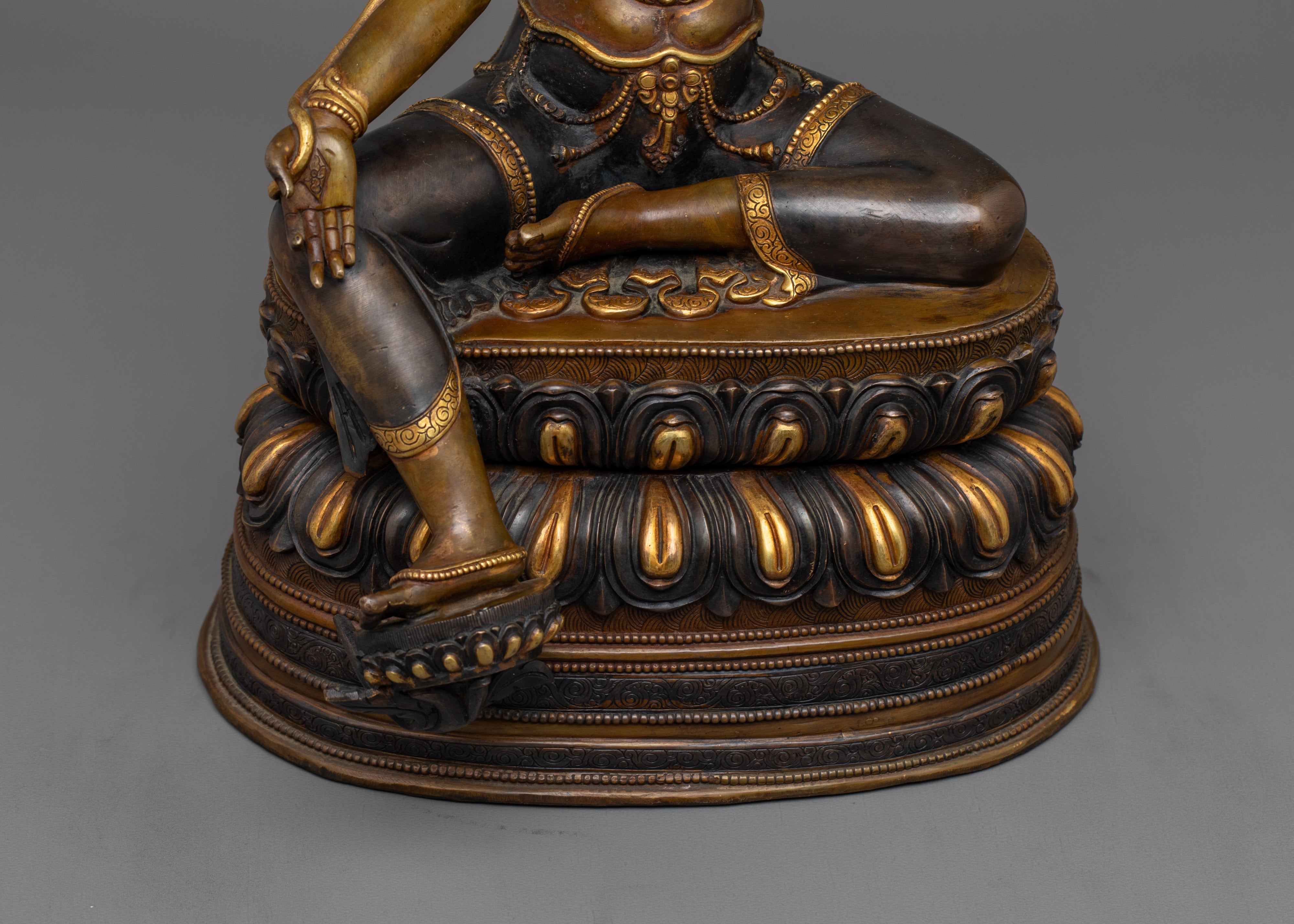 Himalayan Divine Syama Tara Statue | Goddess of Compassion and Healing