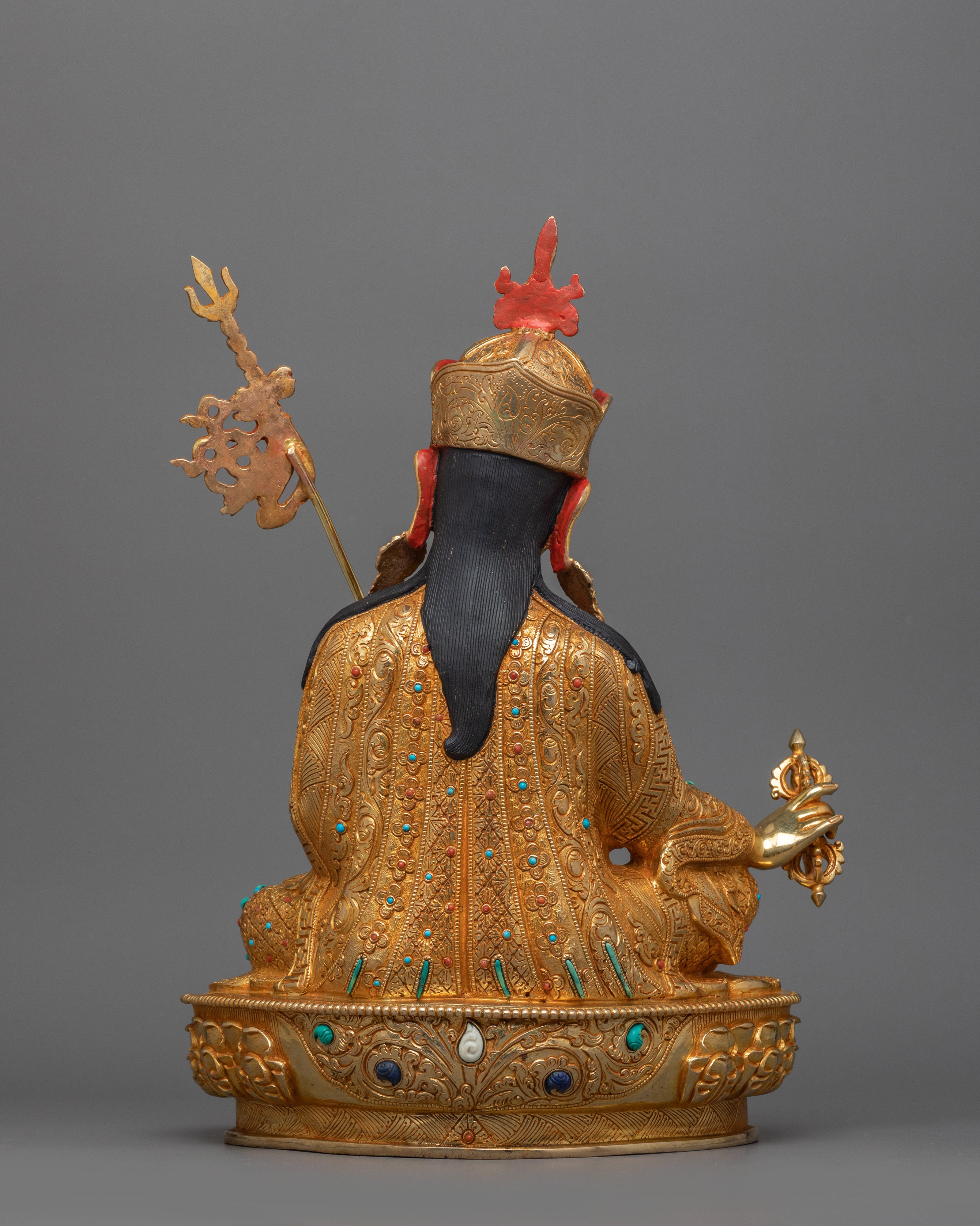 Tibetan Meditating Lord Padmasambhava Statue | The Buddha of Spiritual Enlightenment