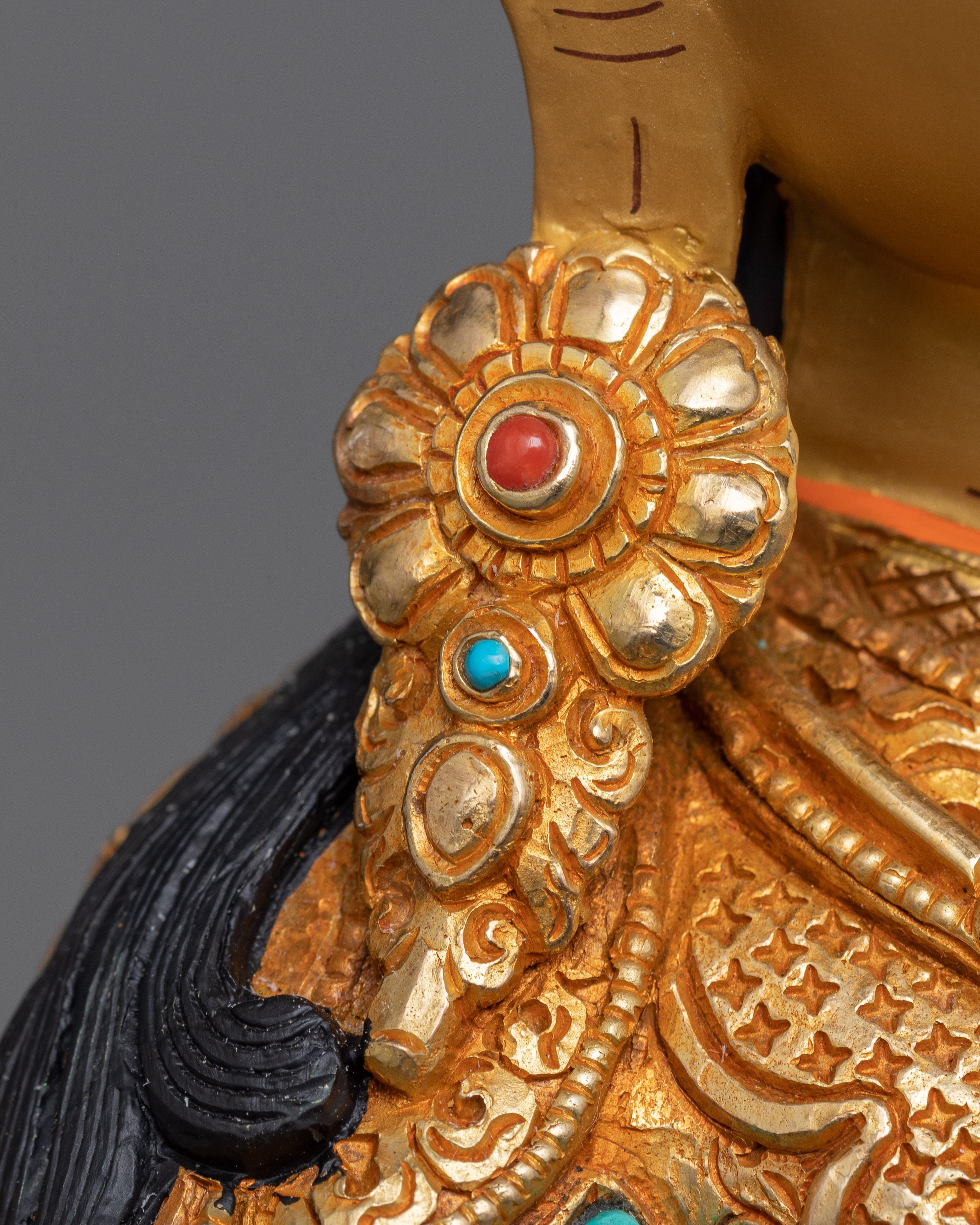 Tibetan Meditating Lord Padmasambhava Statue | The Buddha of Spiritual Enlightenment