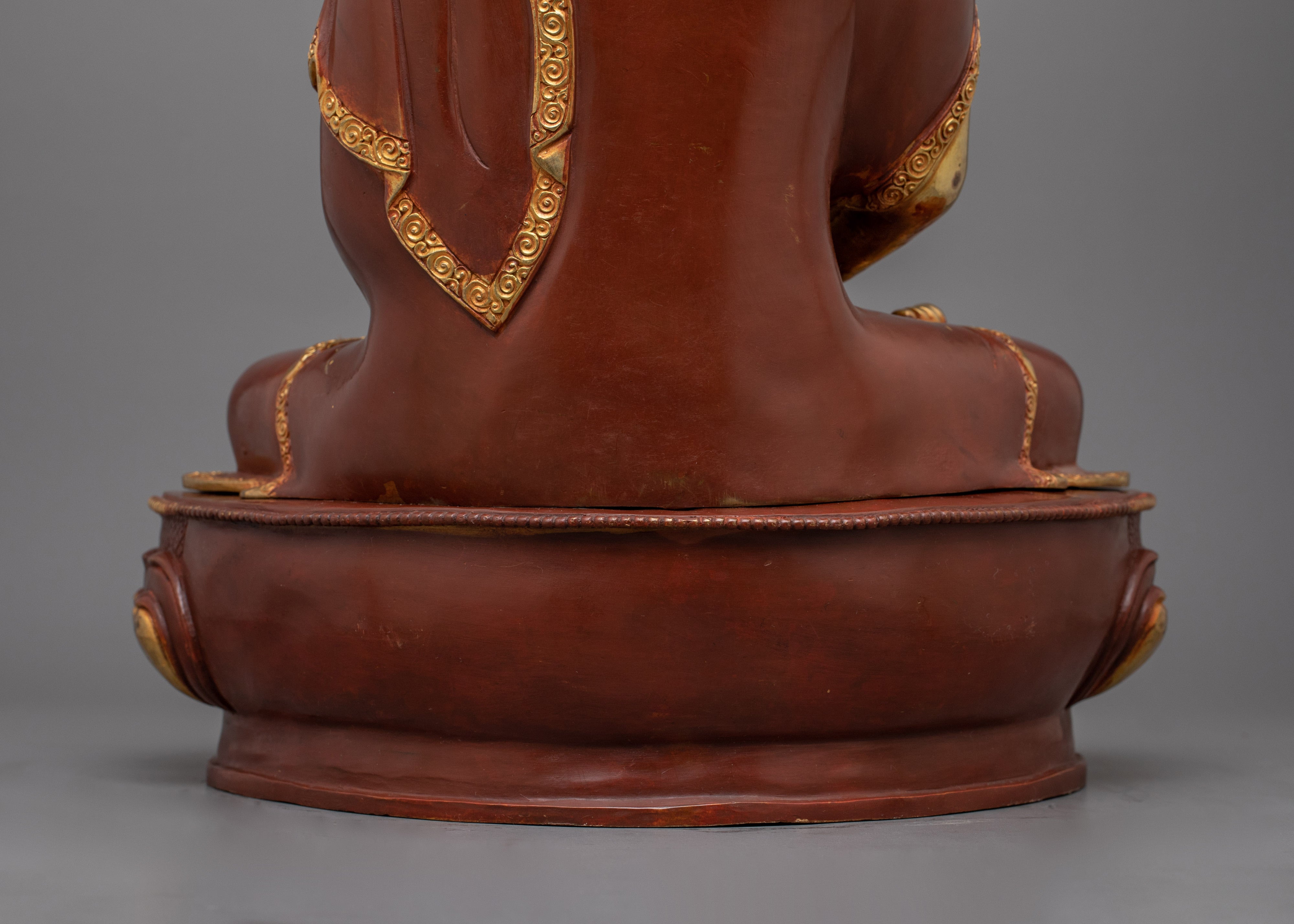 Handmade Buddha of Infinite Light Amitabha Statue | Spiritual Peaceful Home Decor