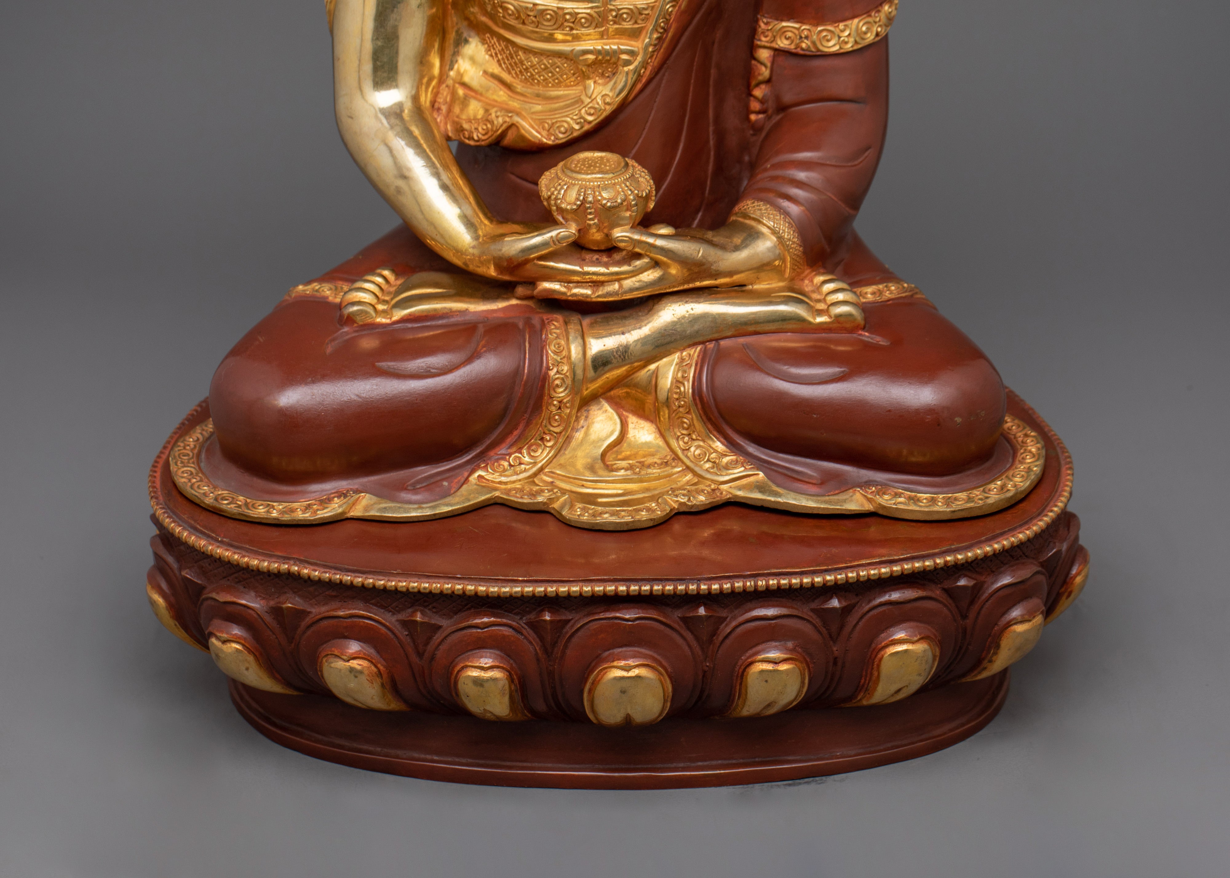 Handmade Buddha of Infinite Light Amitabha Statue | Spiritual Peaceful Home Decor